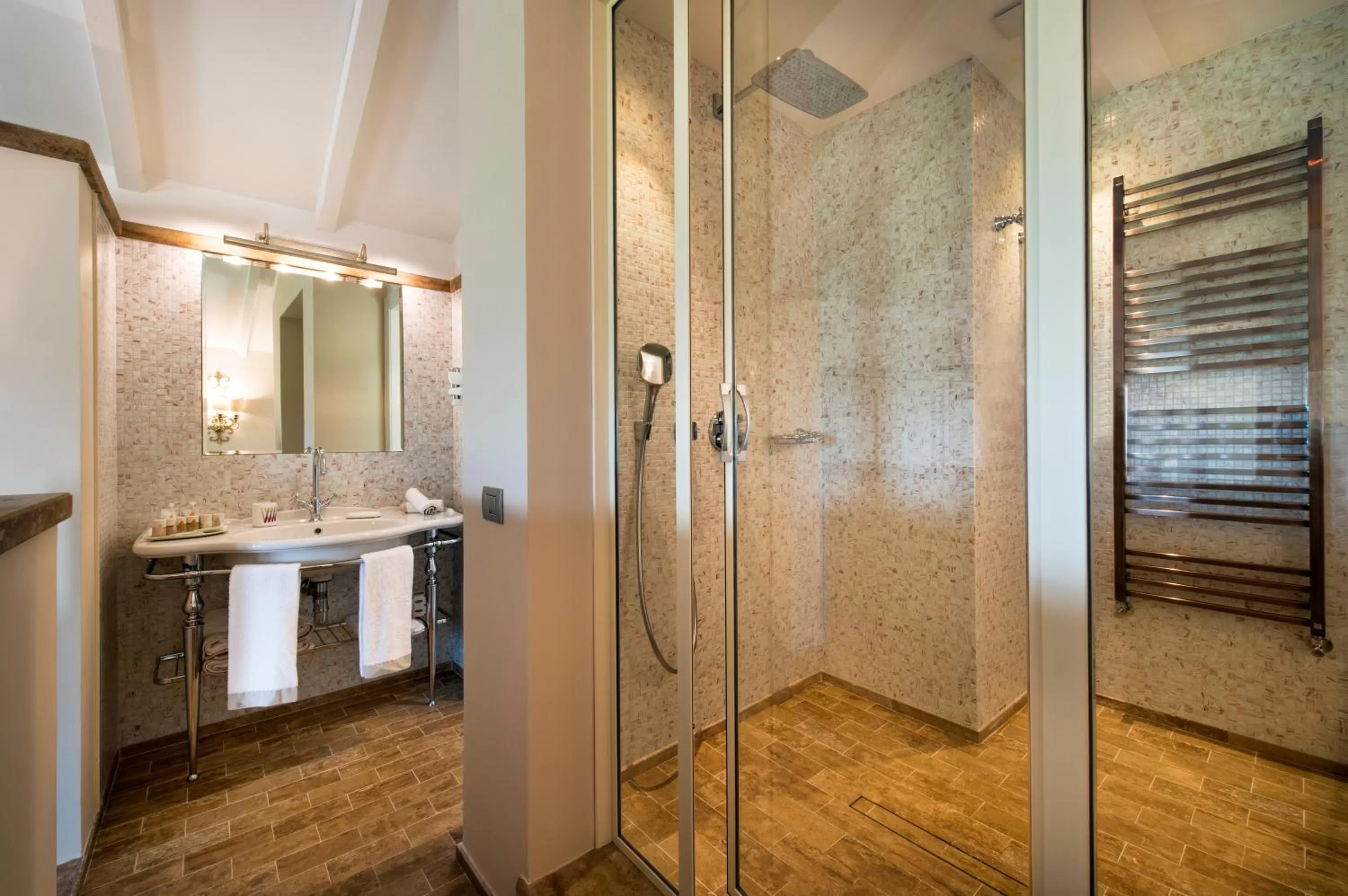 Shower in Altarocca Wine Resort Adults Only