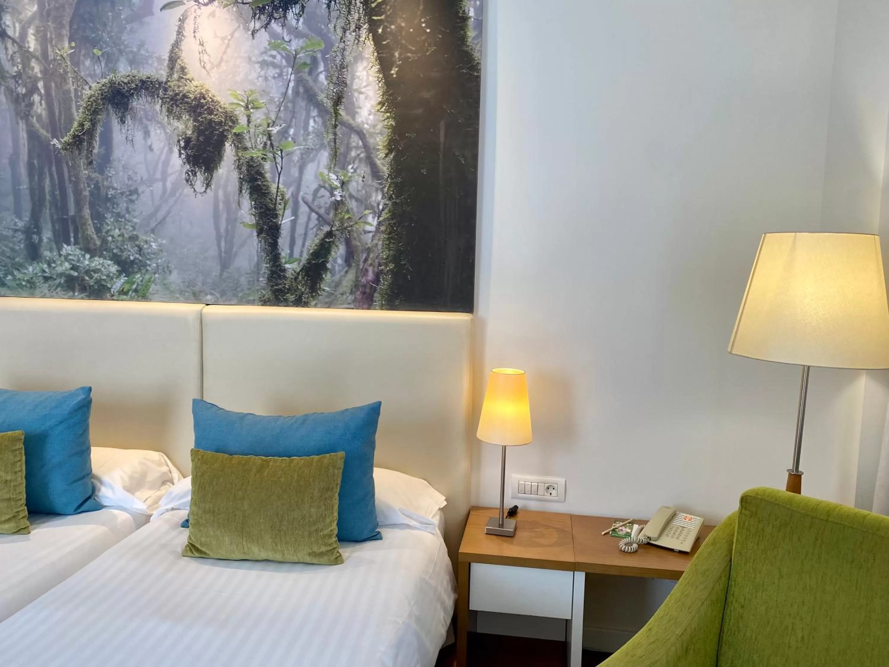 Bed in Hotel Tigaiga