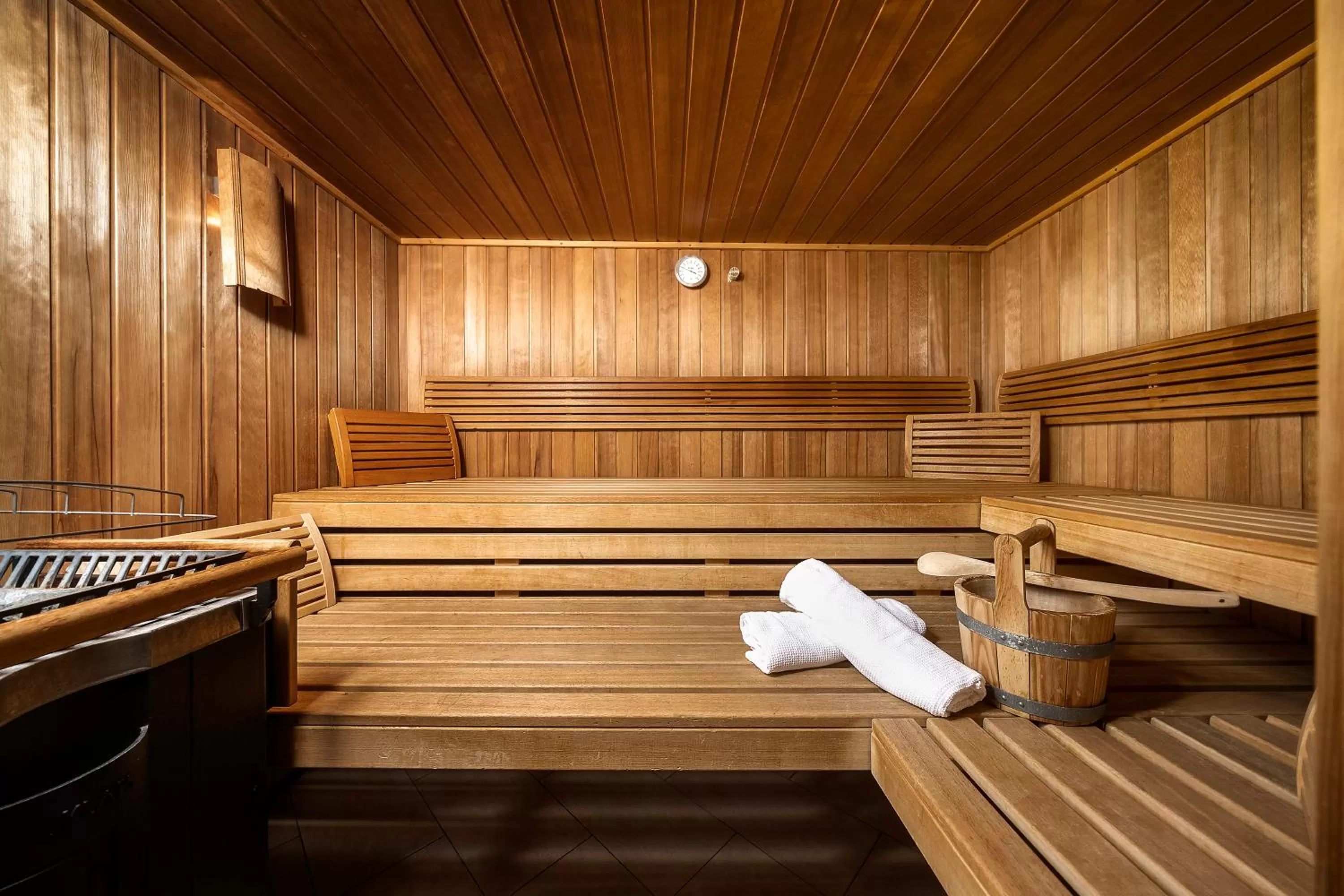 Sauna in Hotel Tannbergerhof im Zentrum von Lech
