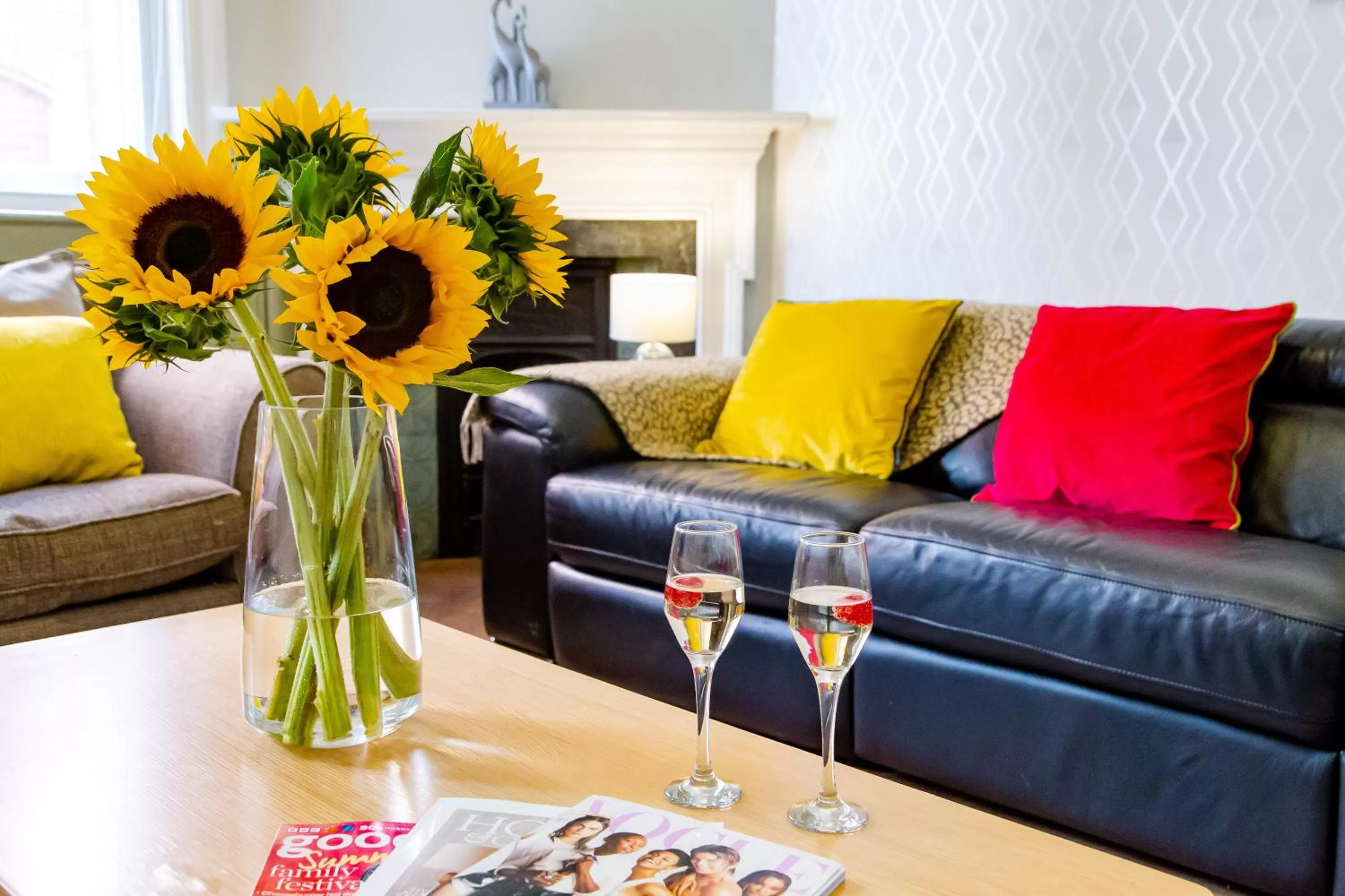 Living room in Goodramgate Apartments