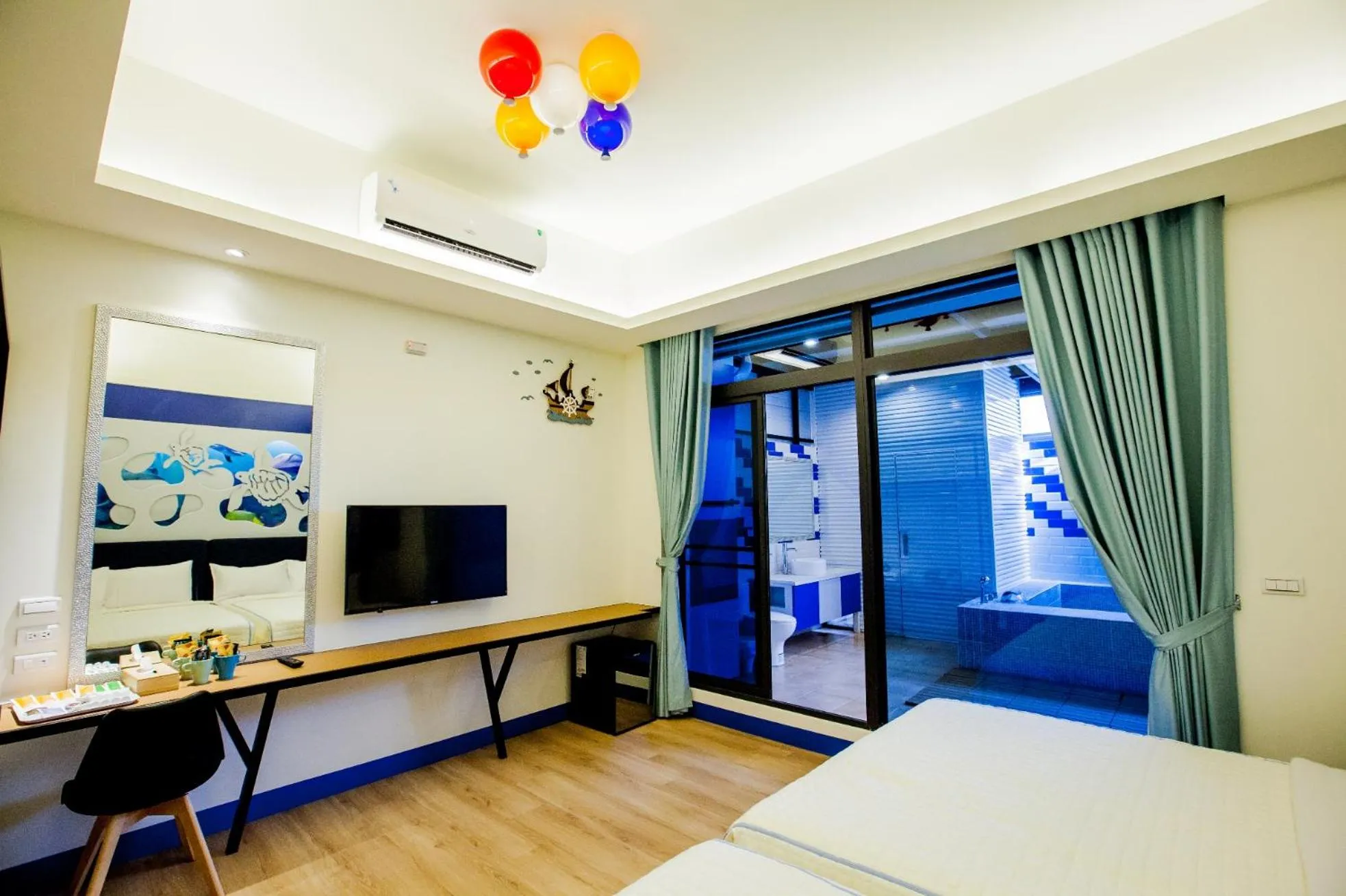 Photo of the whole room, Bed in Song Ping Resort松平渡假會館