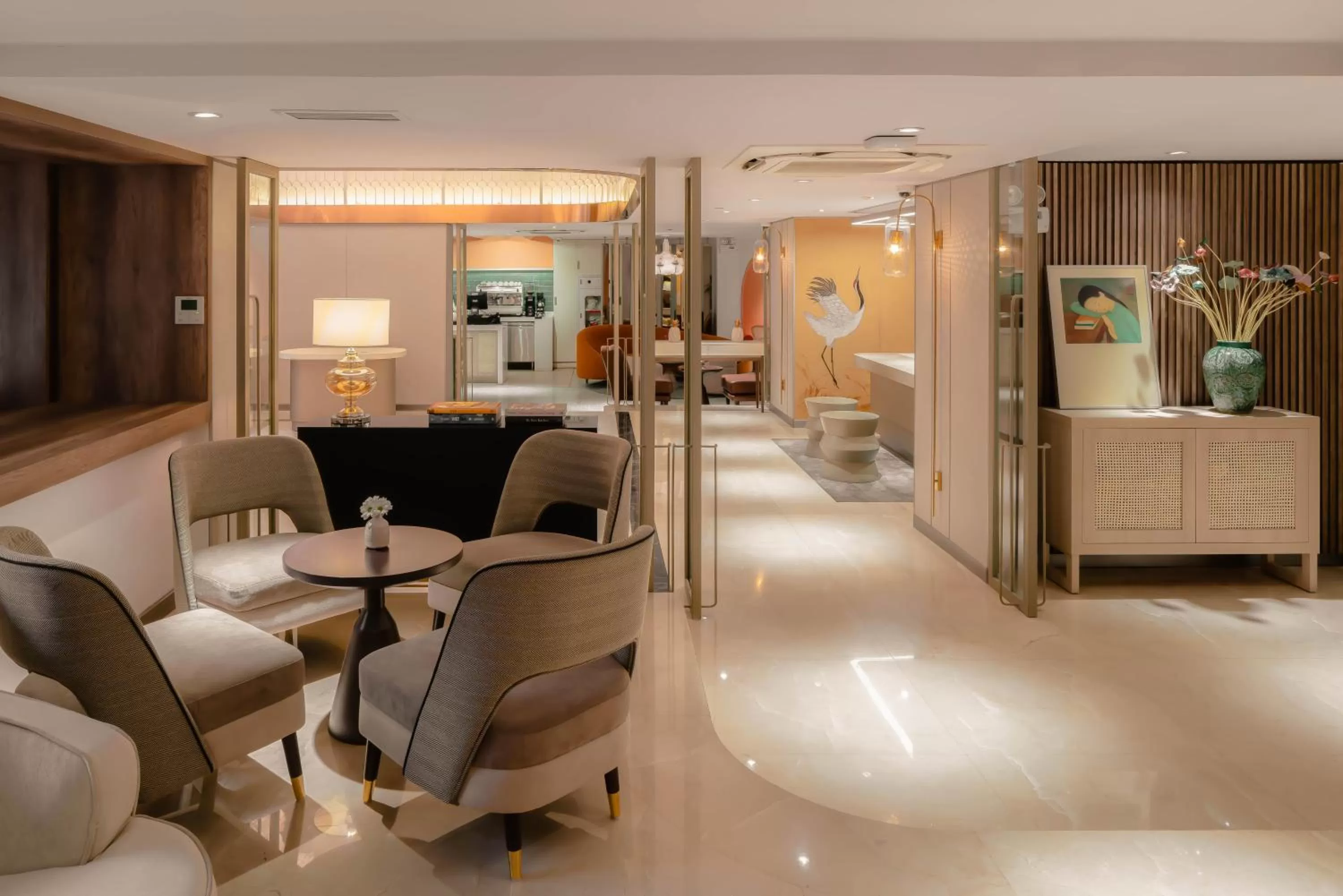 Lobby or reception in Hanoi Le Jardin Hotel & Spa