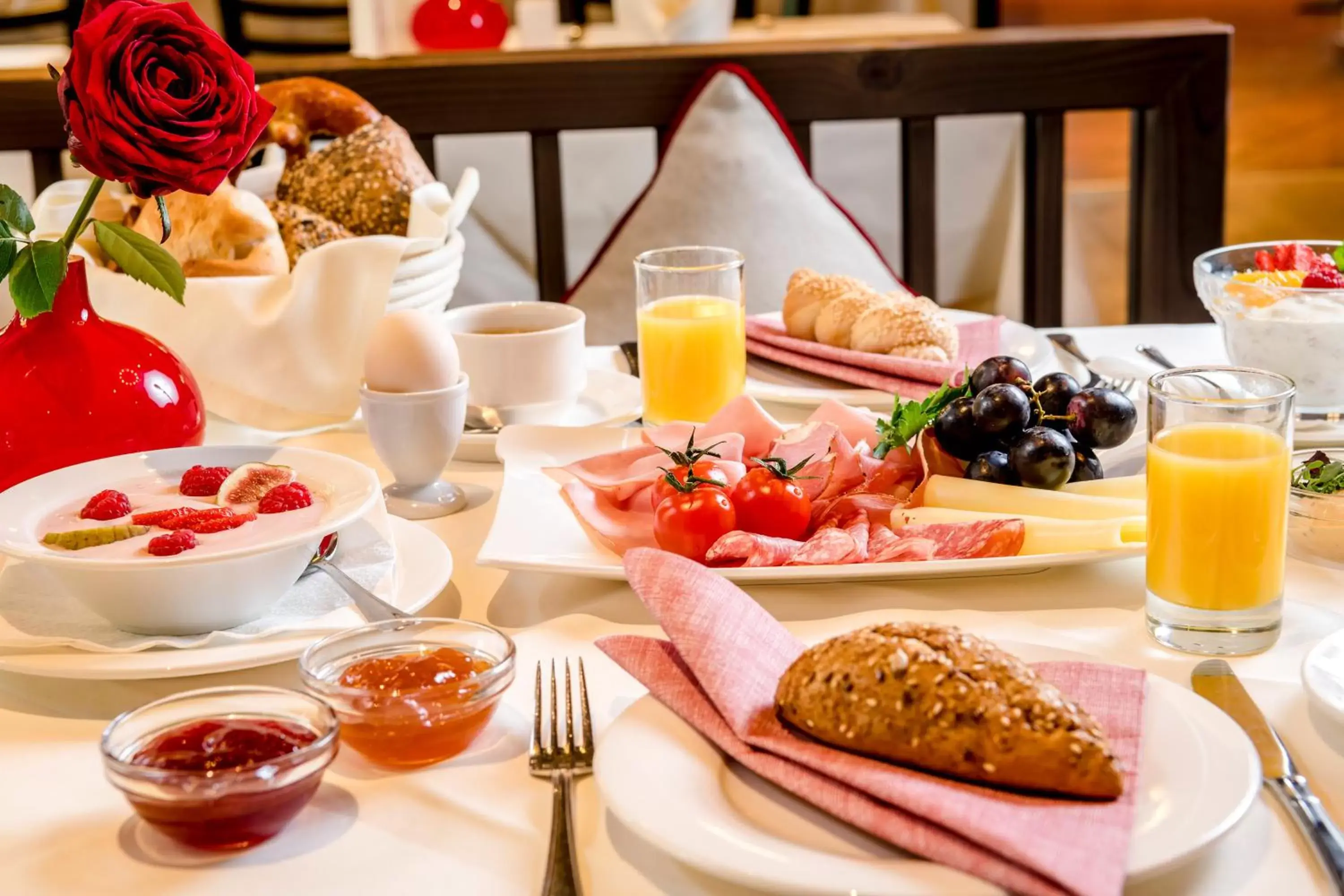 Food and drinks, Breakfast in Hotel IMLAUER & Bräu