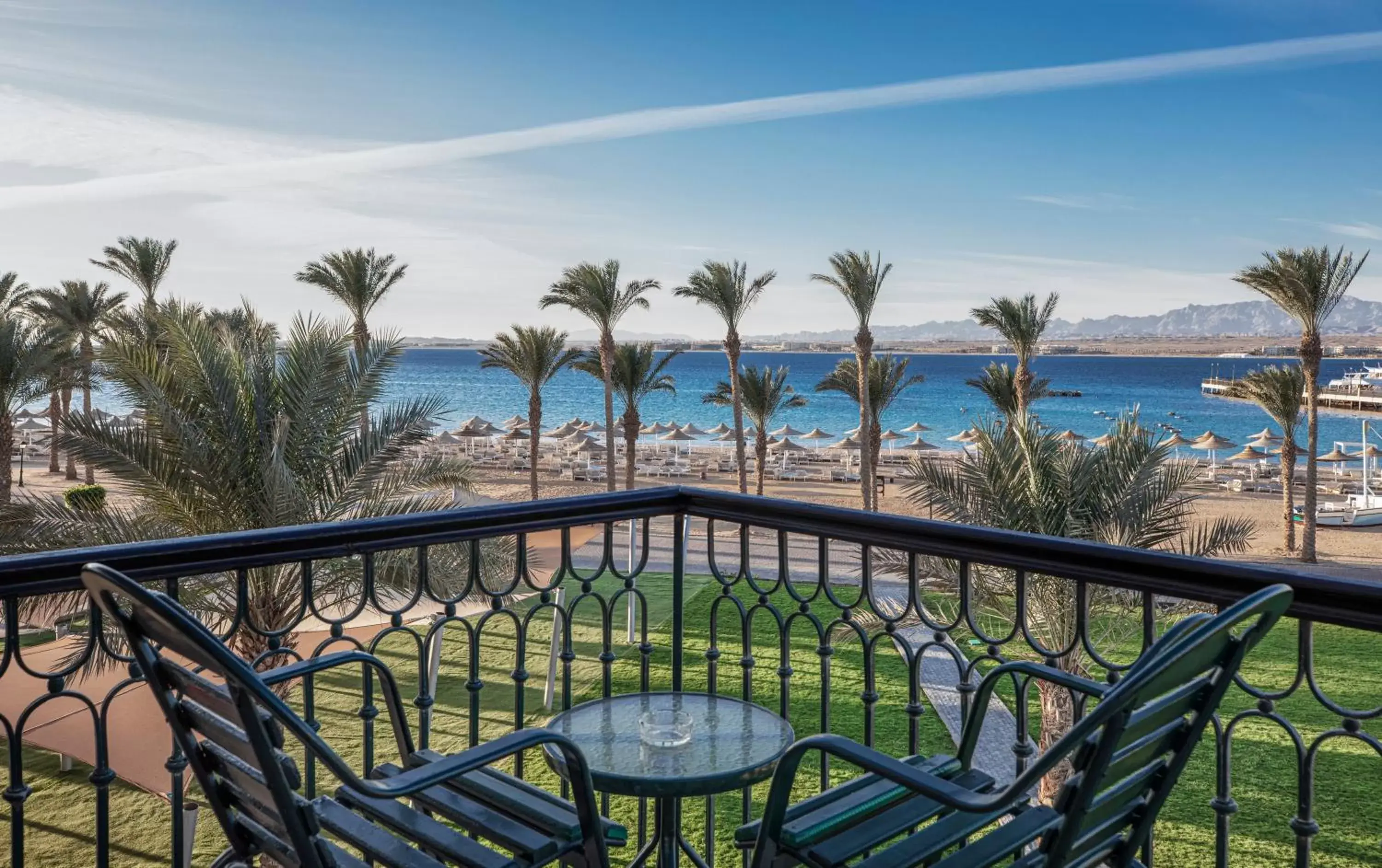 Balcony/Terrace in Pyramisa Beach Resort Sahl Hasheesh