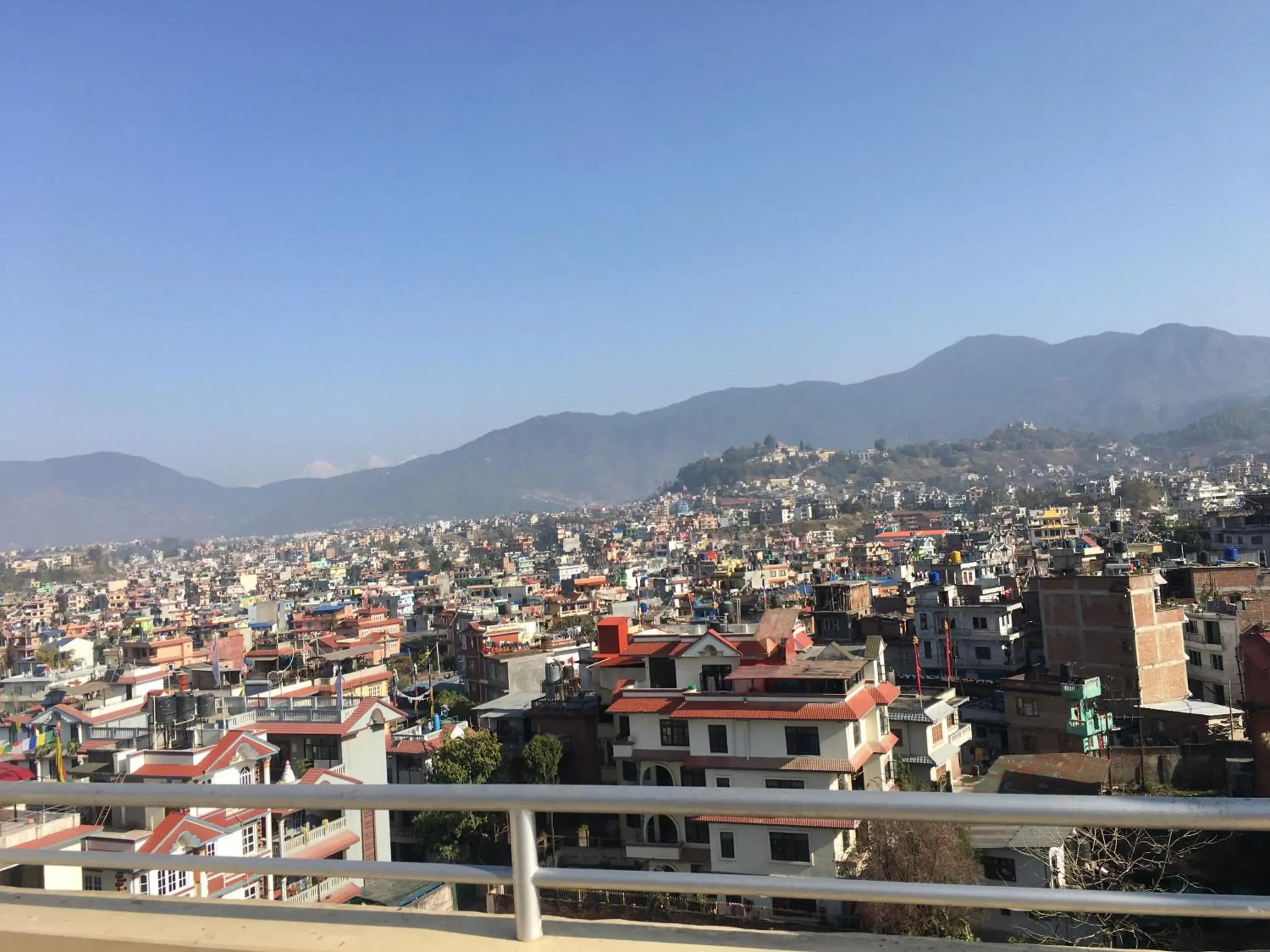 Balcony/Terrace in The Boudha Inn