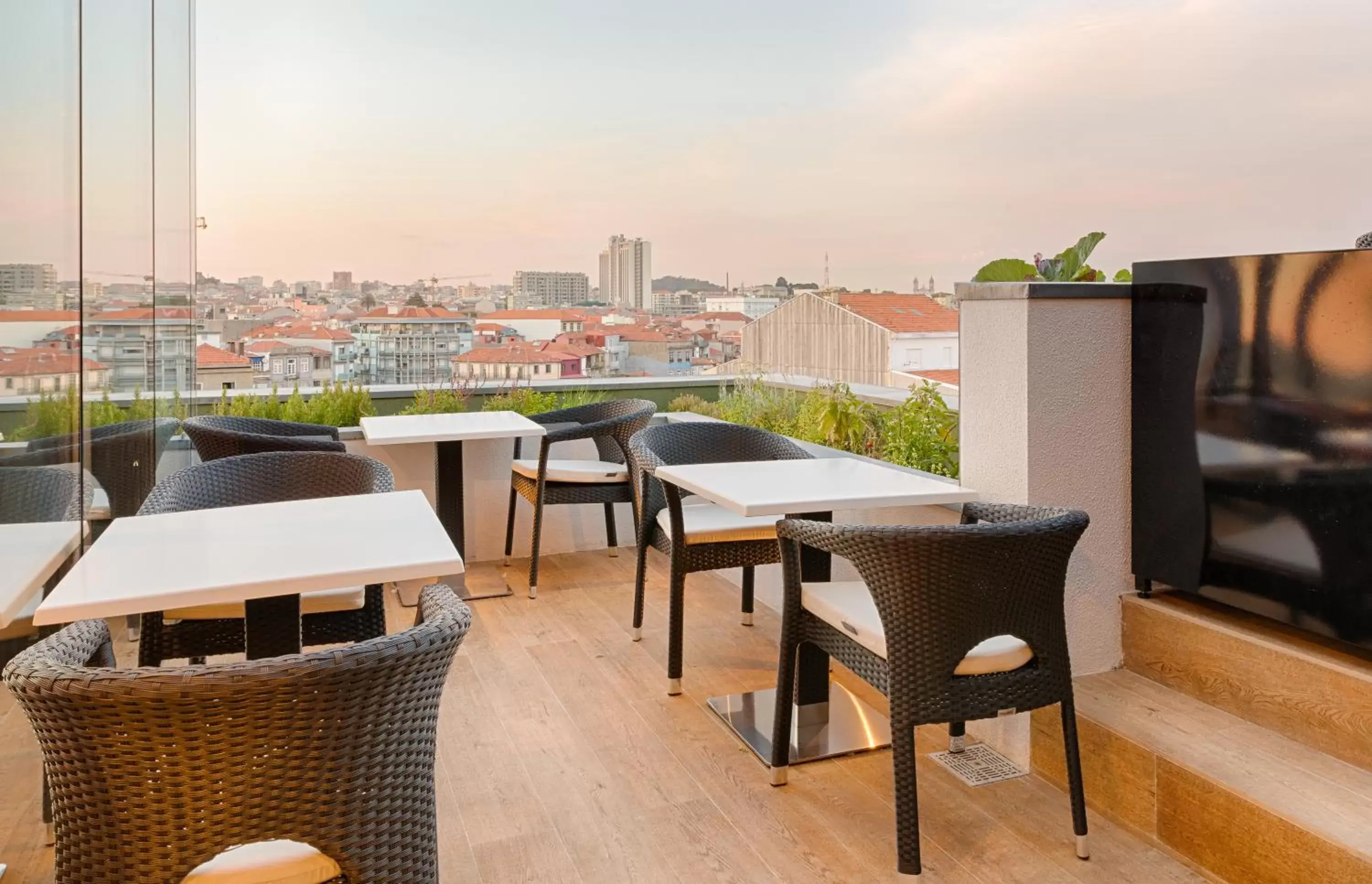 Balcony/Terrace in Hotel Premium Porto Downtown