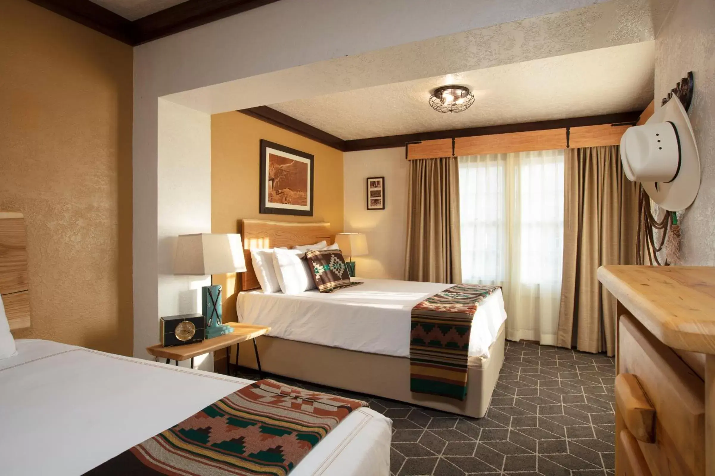 Bedroom, Bed in Hotel El Rancho