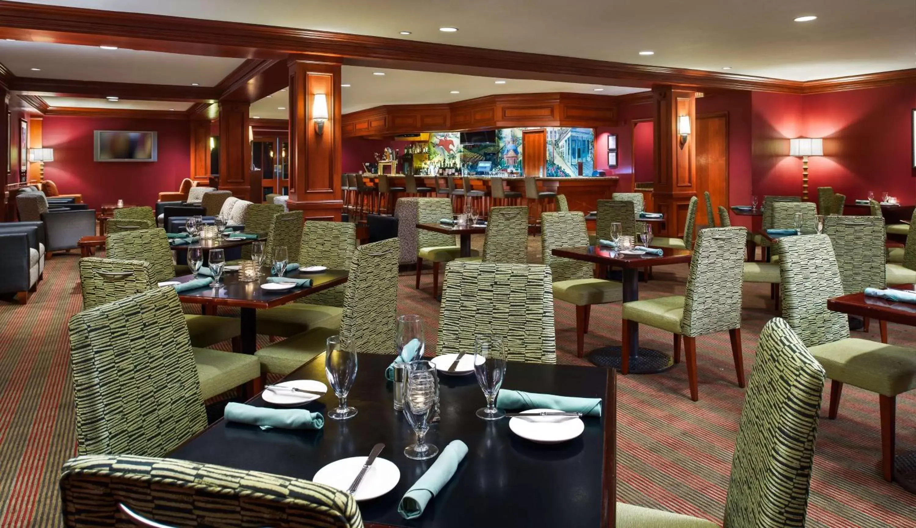 Lounge or bar, Restaurant/Places to Eat in Hilton Washington Dulles Airport