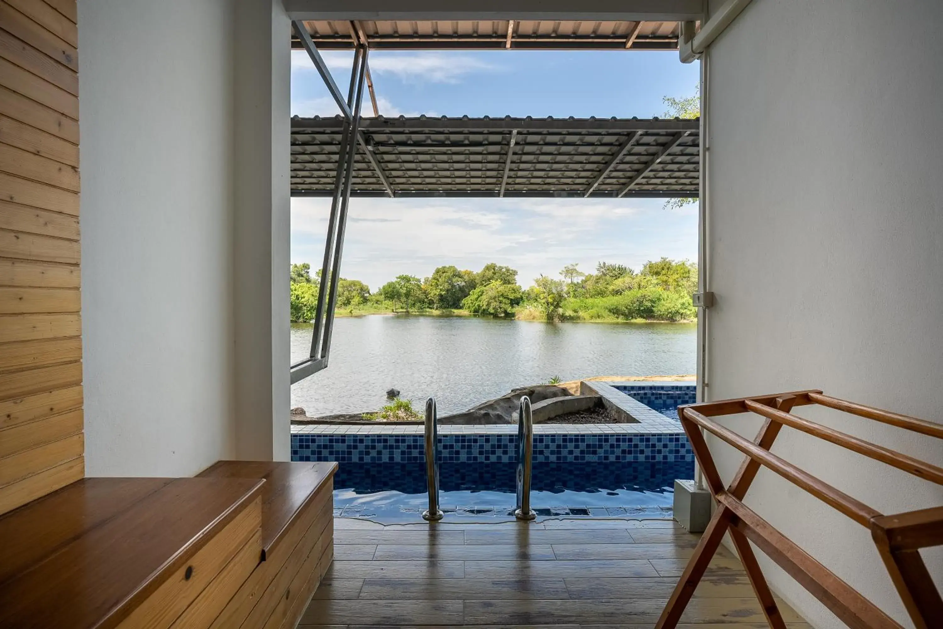 Balcony/Terrace in Tamnanpar Resort