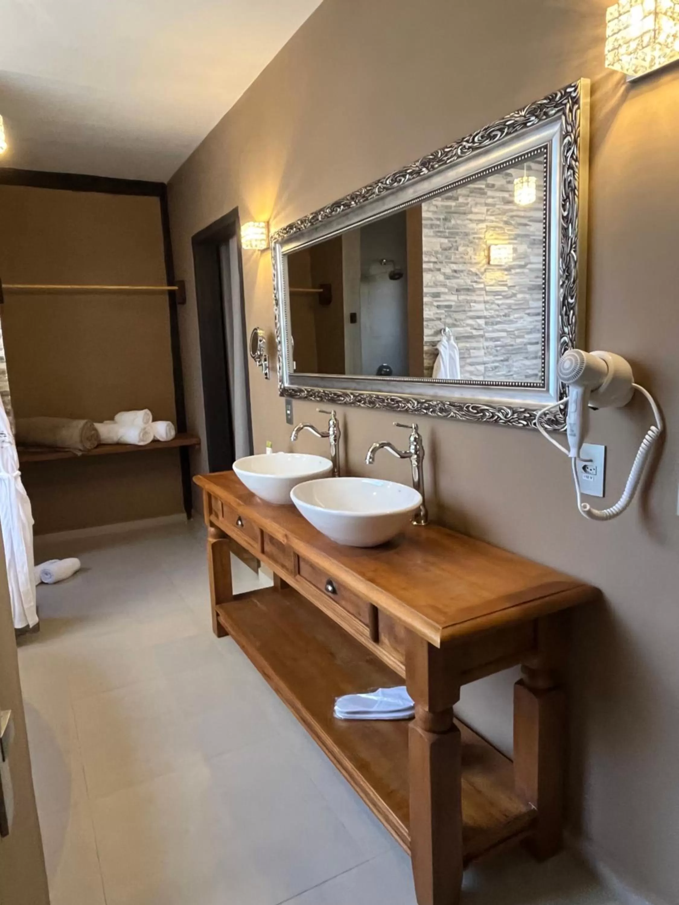 Bathroom in Pousada Dona Bendita