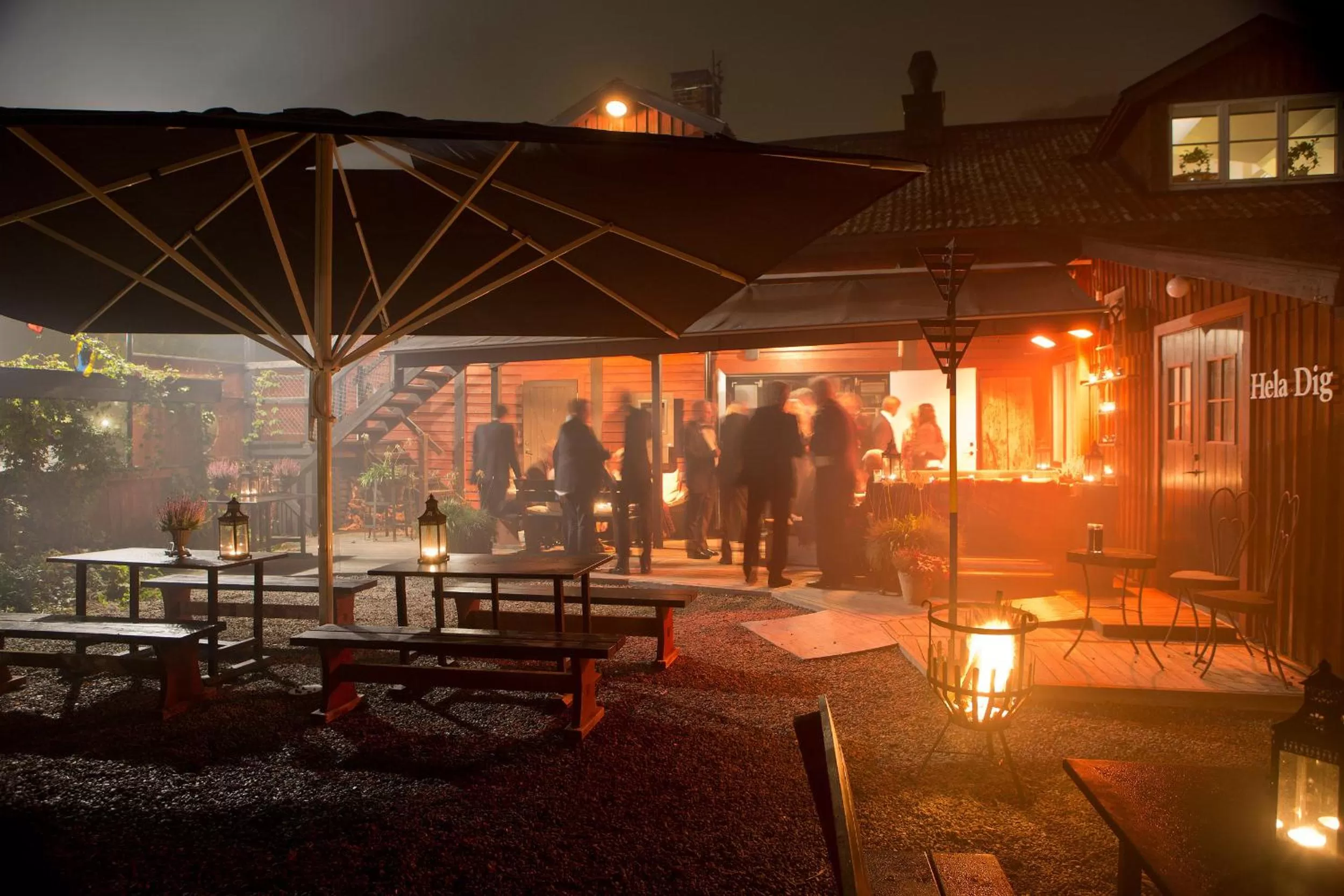 Evening entertainment in Bomans Hotell i Trosa