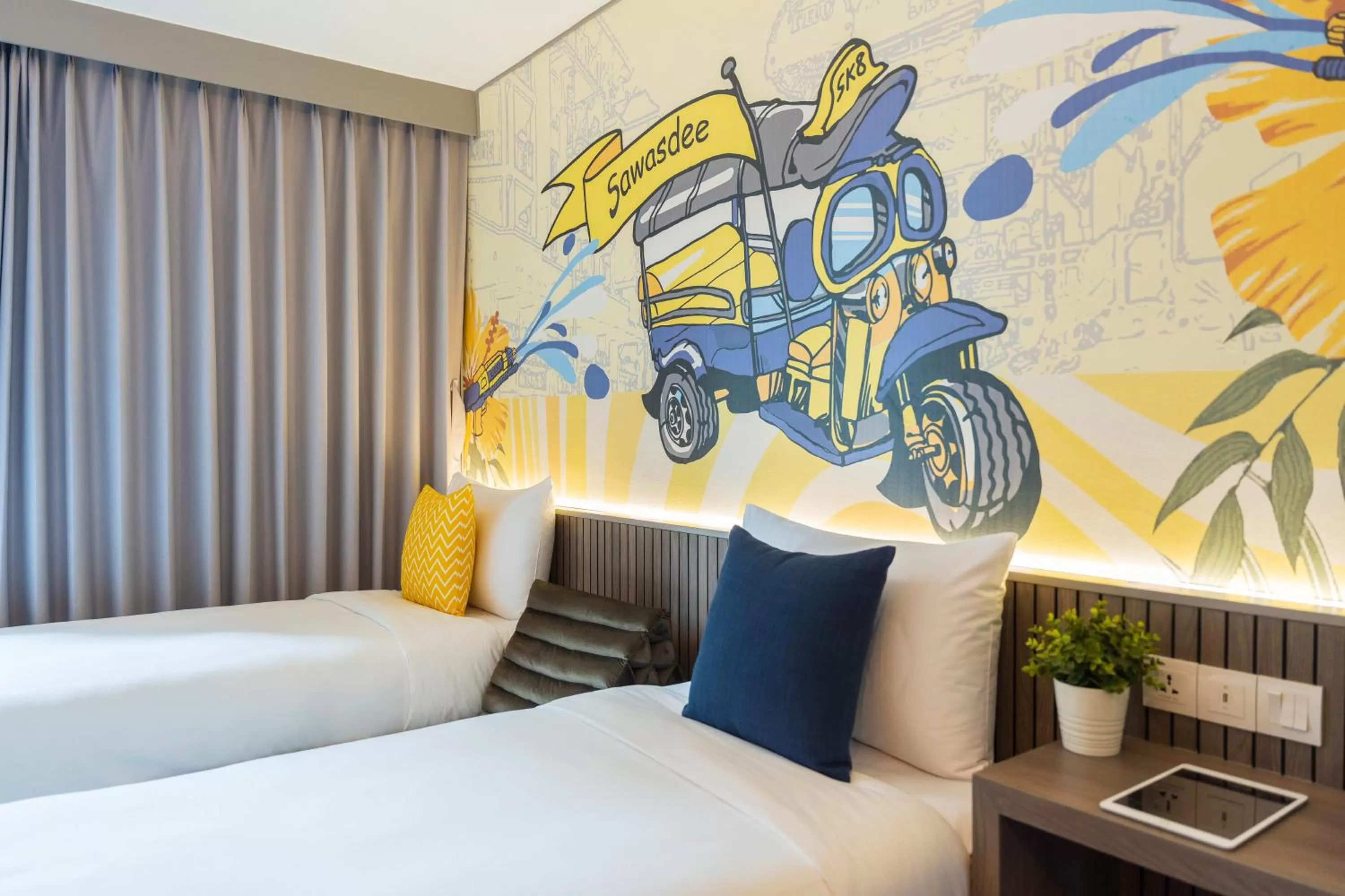 Bed in lyf Sukhumvit 8 Bangkok