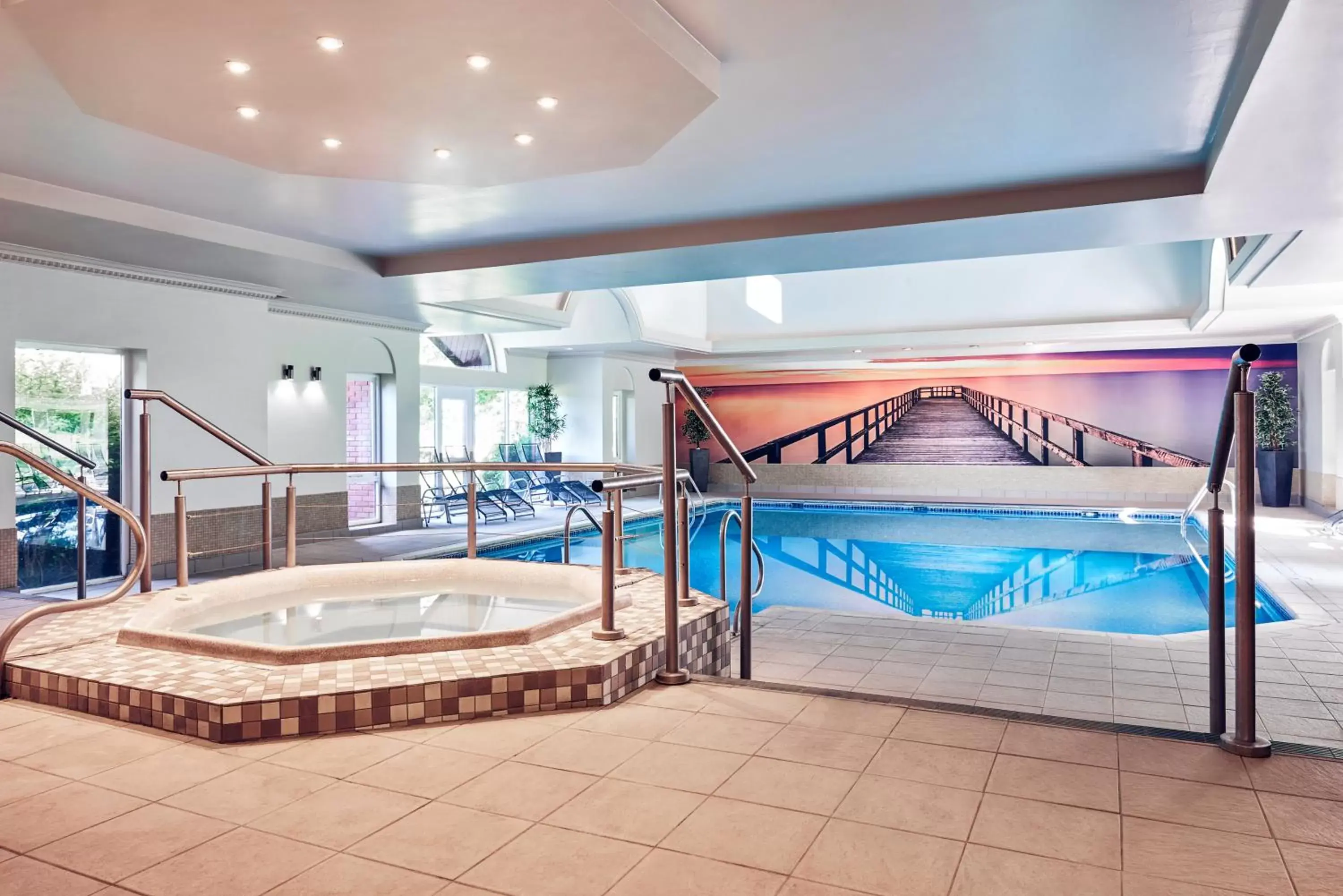 Swimming Pool in Mercure Shrewsbury Albrighton Hall Hotel & Spa