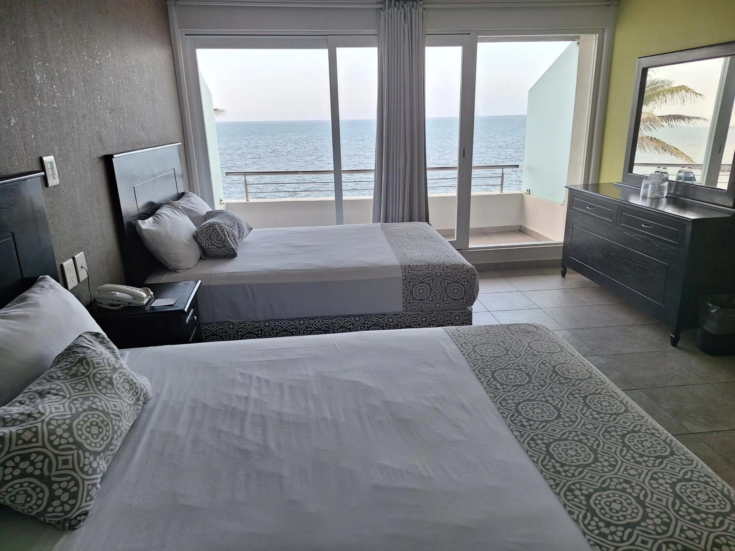 Bed in Hotel Costa Verde