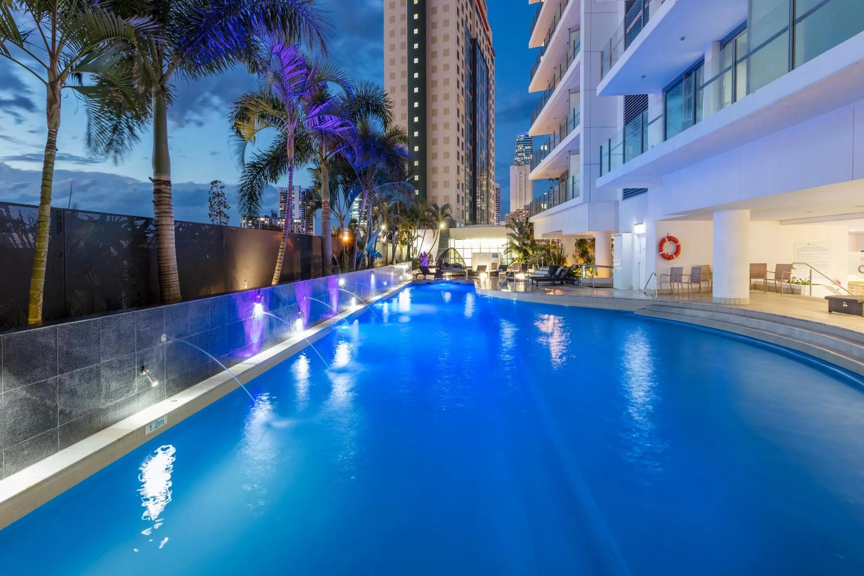 Swimming pool in Wyndham Resort Surfers Paradise
