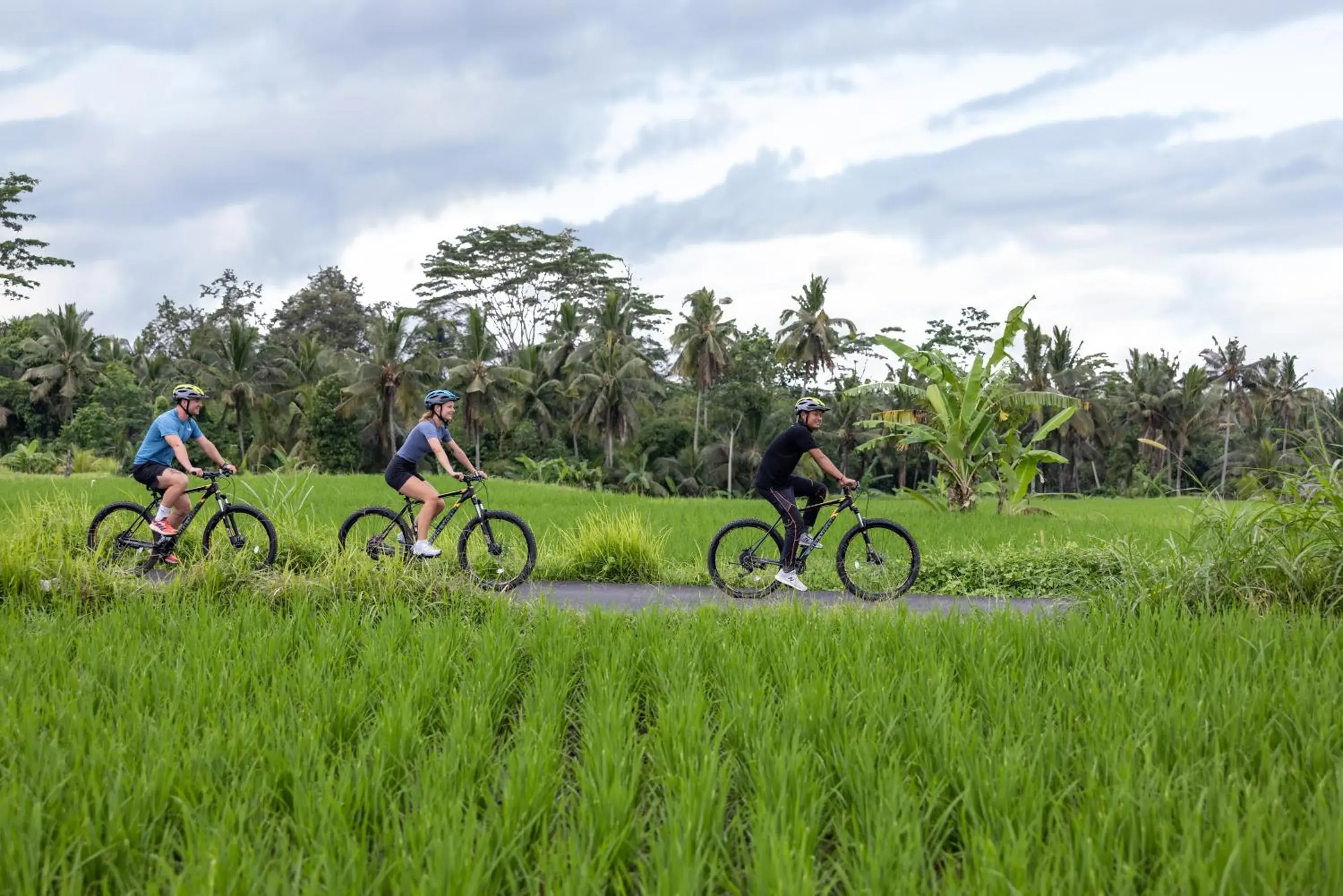 Cycling in The Kayon Valley Resort