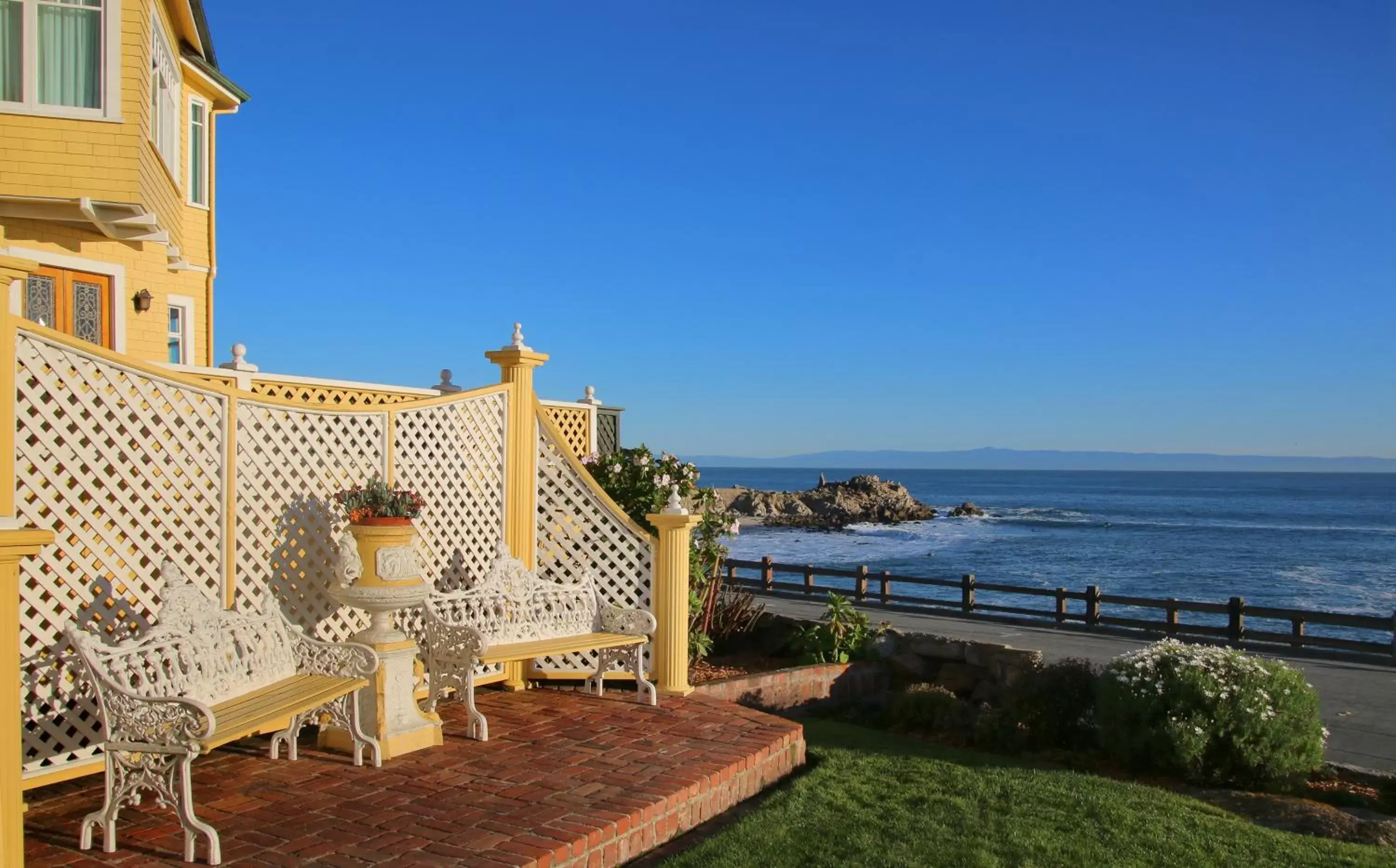 Patio in Seven Gables Inn on Monterey Bay, A Kirkwood Collection Hotel