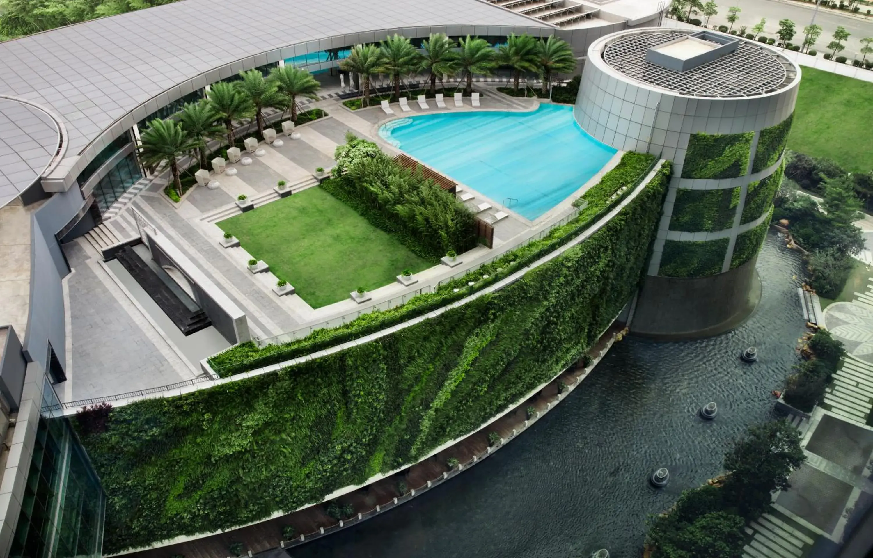 Property building, Bird's-eye View in JW Marriott Hotel Shenzhen Bao'an International Airport