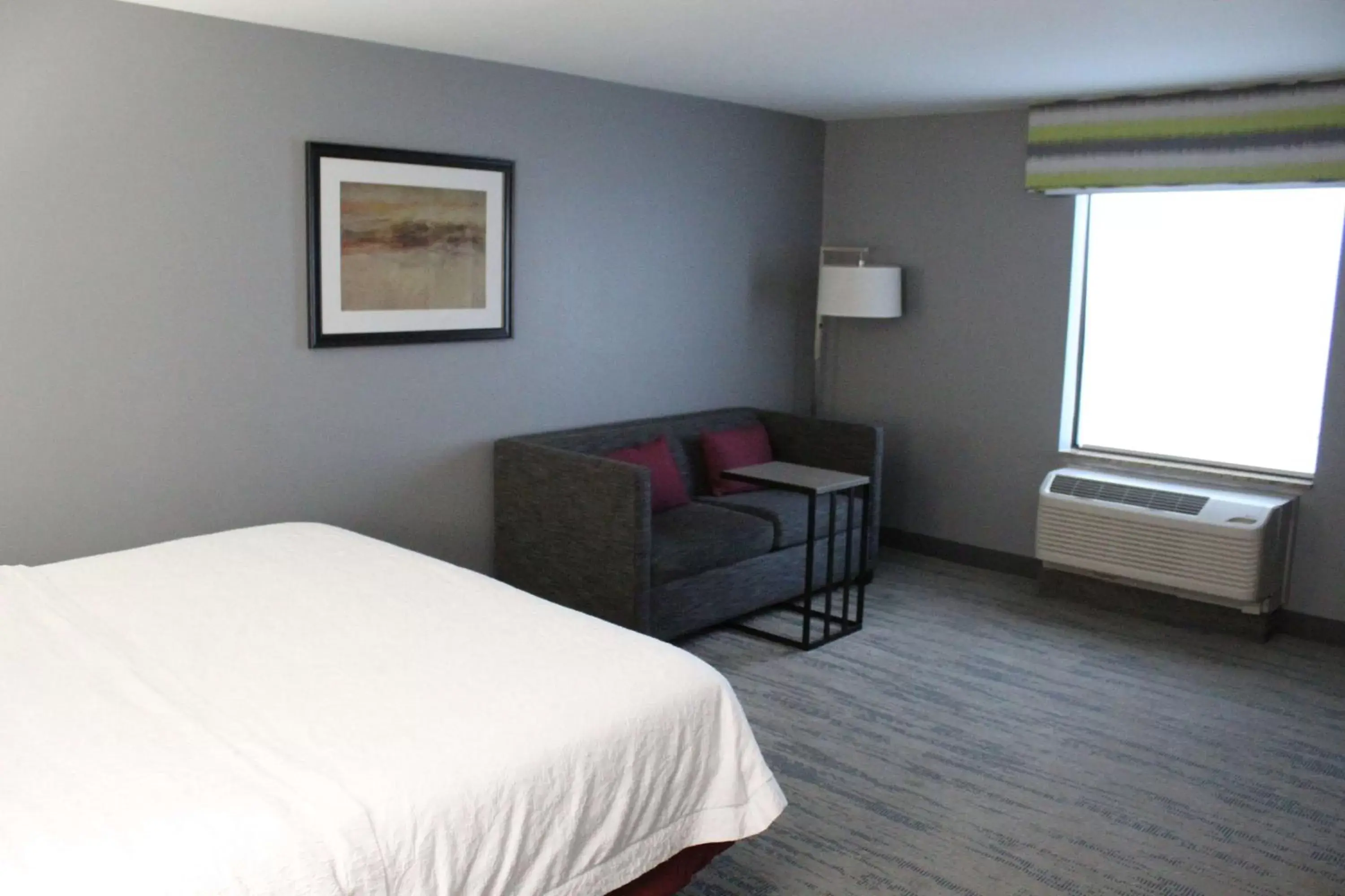 Living room, Bed in Hampton Inn Indianapolis NW/Zionsville