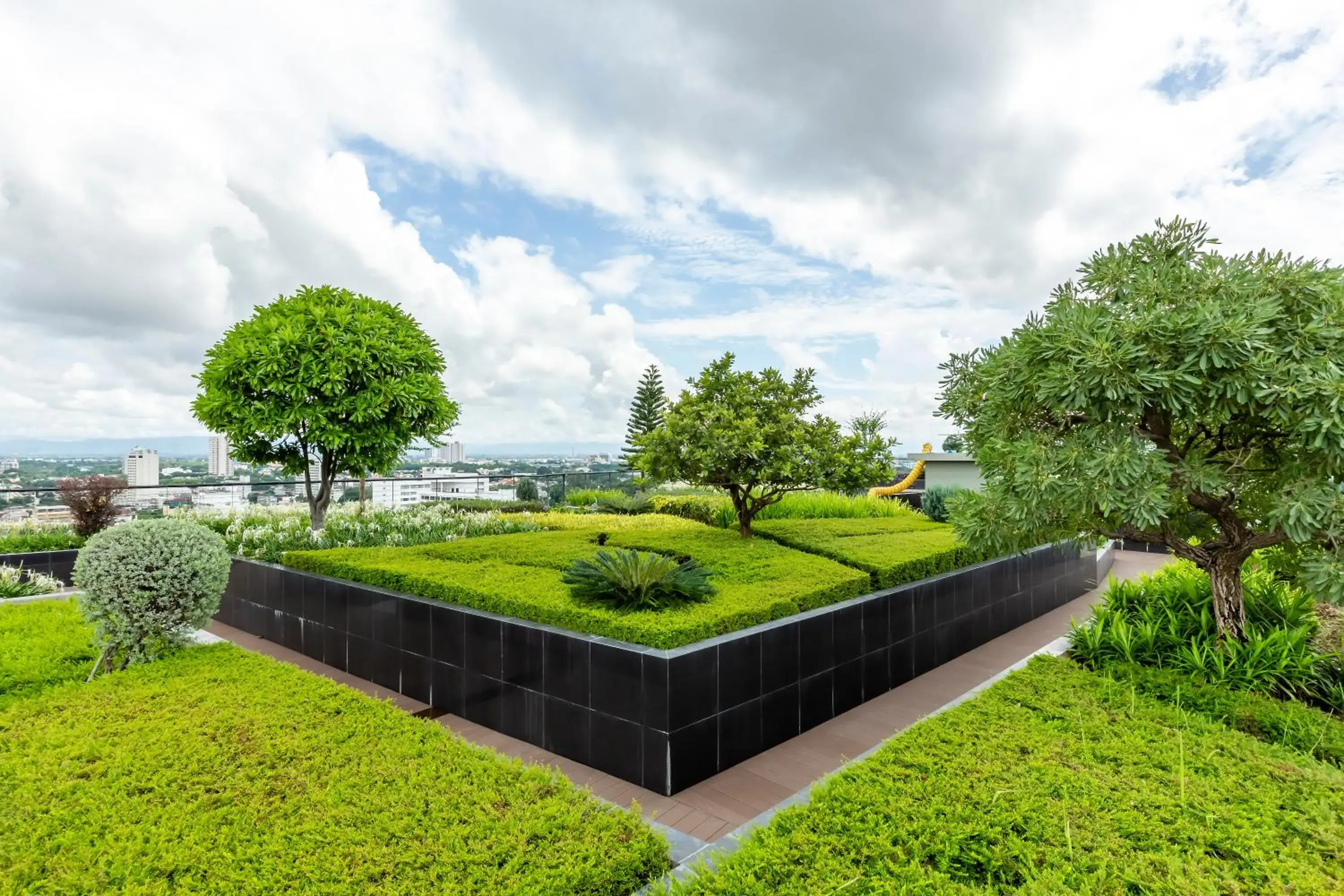 Garden view, Garden in Anta Residence ''Self-sevice apartment''