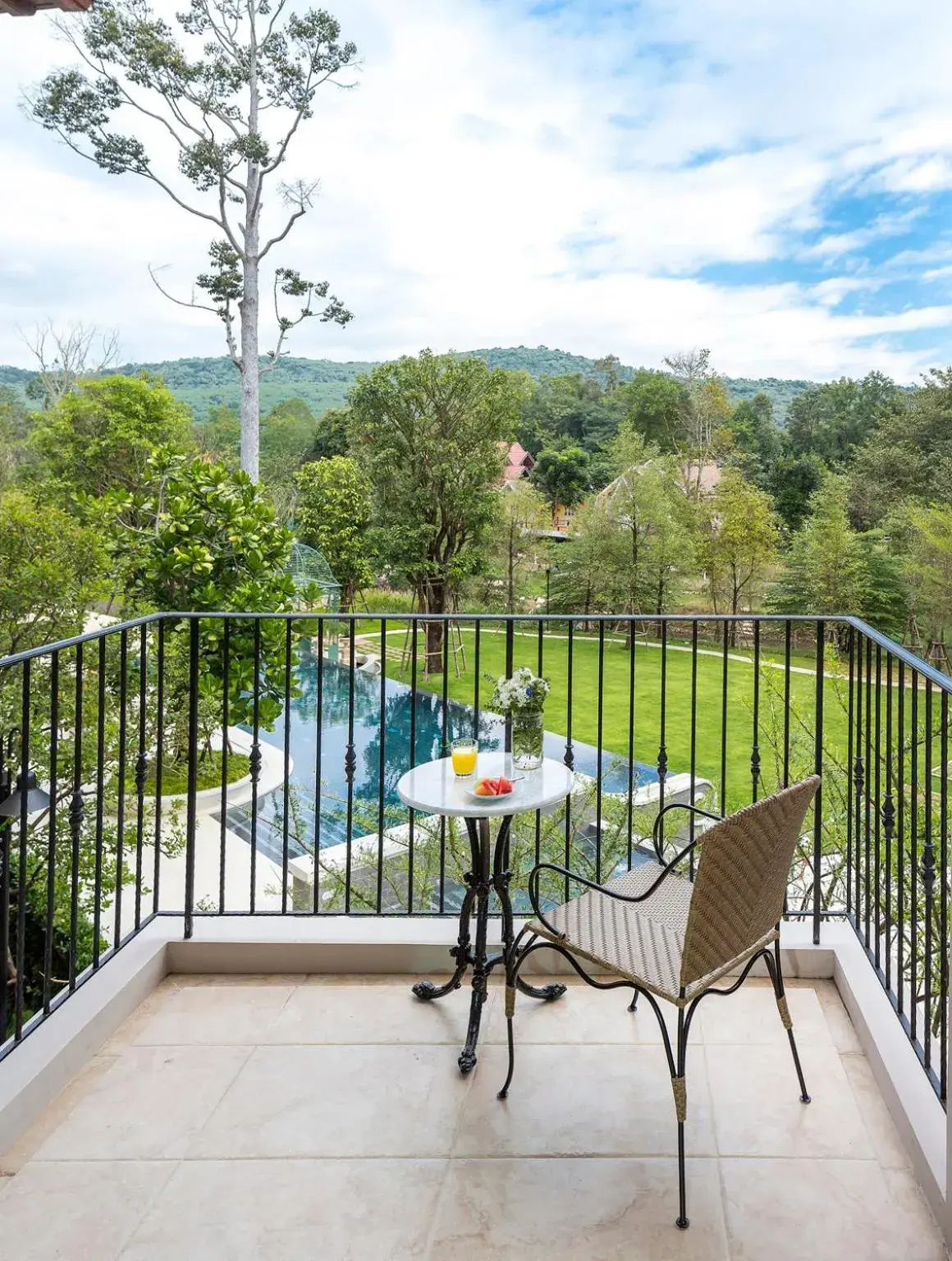 Balcony/Terrace, Pool View in U Khao Yai