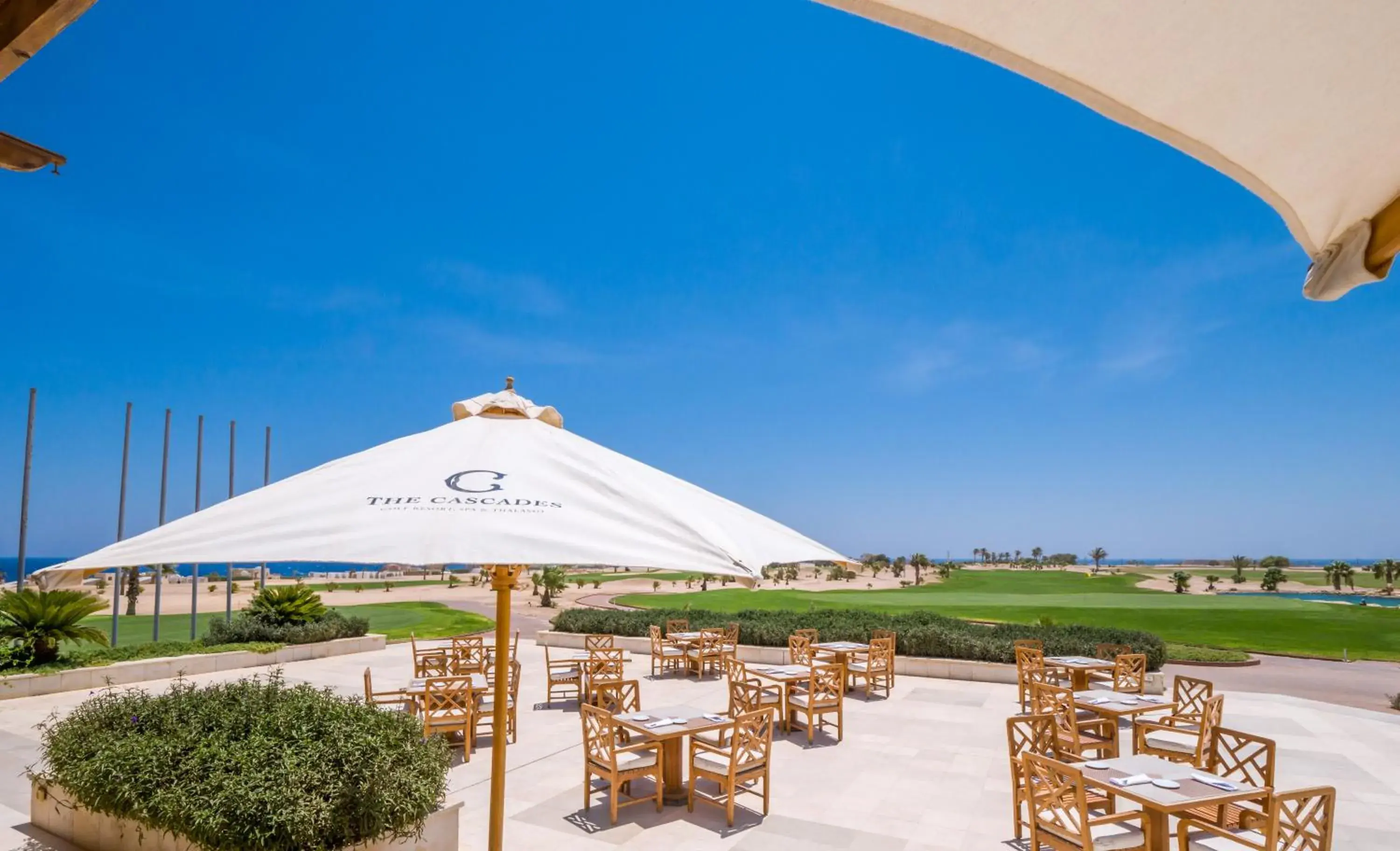 Lunch in The Cascades Golf Resort, Spa & Thalasso
