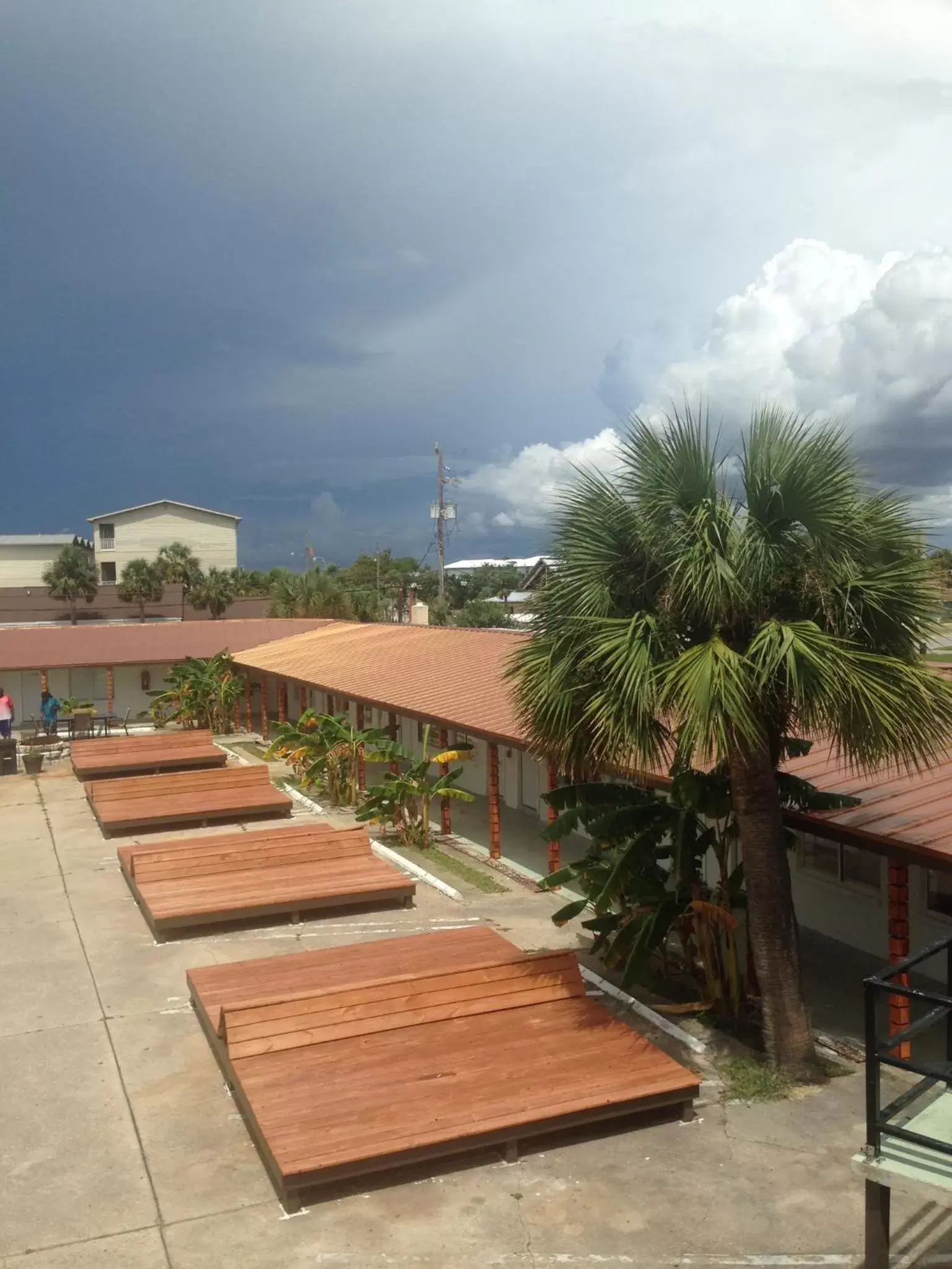 Patio in Banana Peel Resort