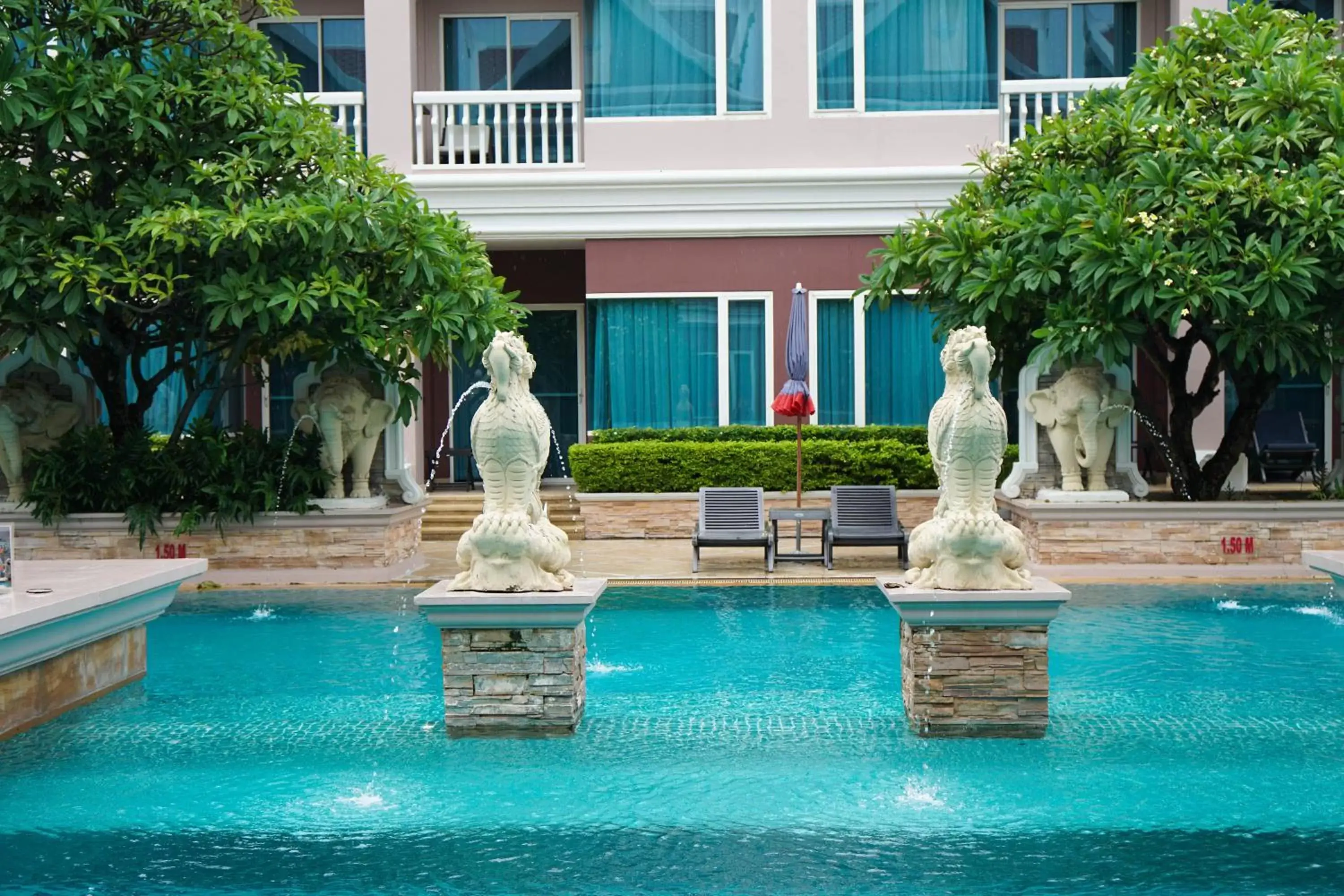 Pool view, Swimming Pool in Grand Pacific Sovereign Resort & Spa