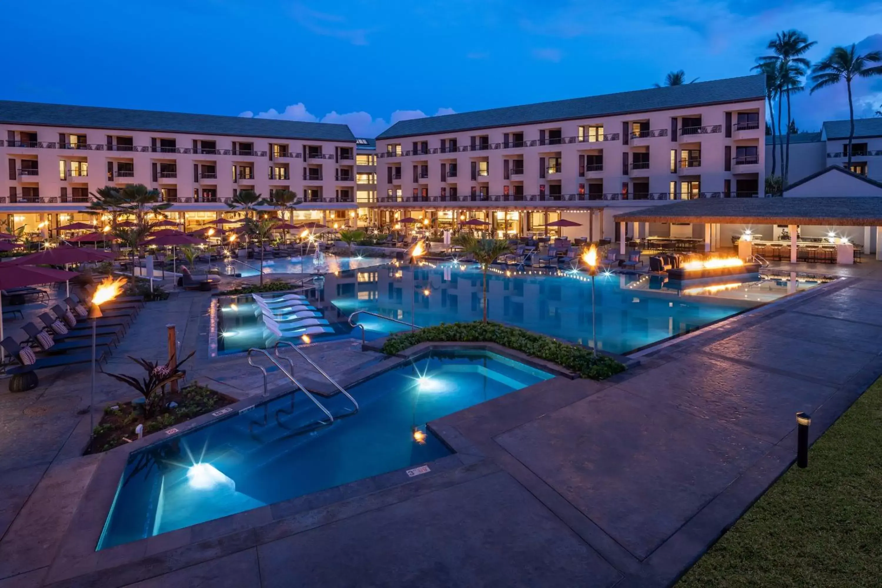 Swimming Pool in Sheraton Kauai Coconut Beach Resort