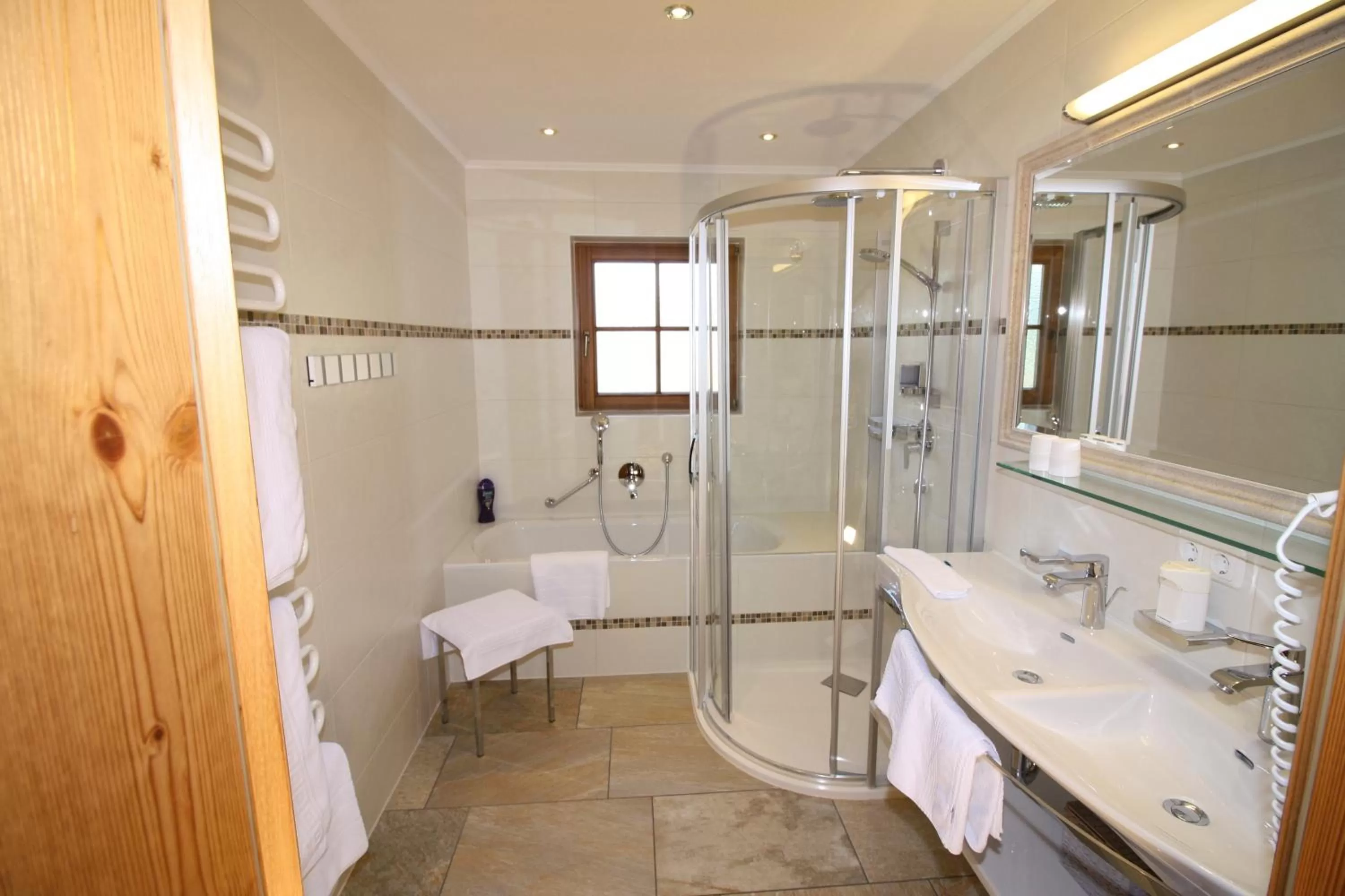 Bathroom in Vronis Waldhaus ADULTS ONLY