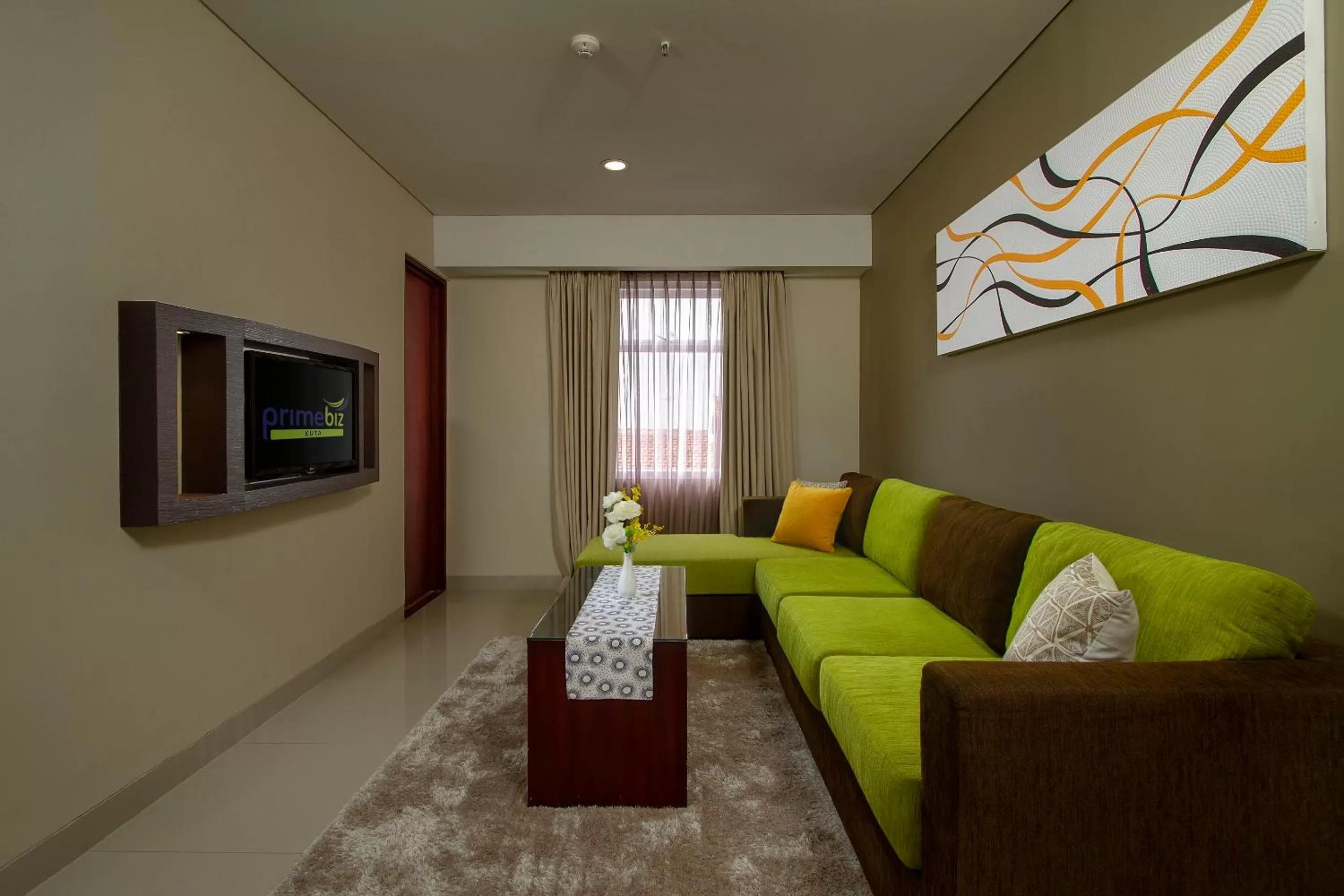 Living room in PrimeBiz Hotel Kuta