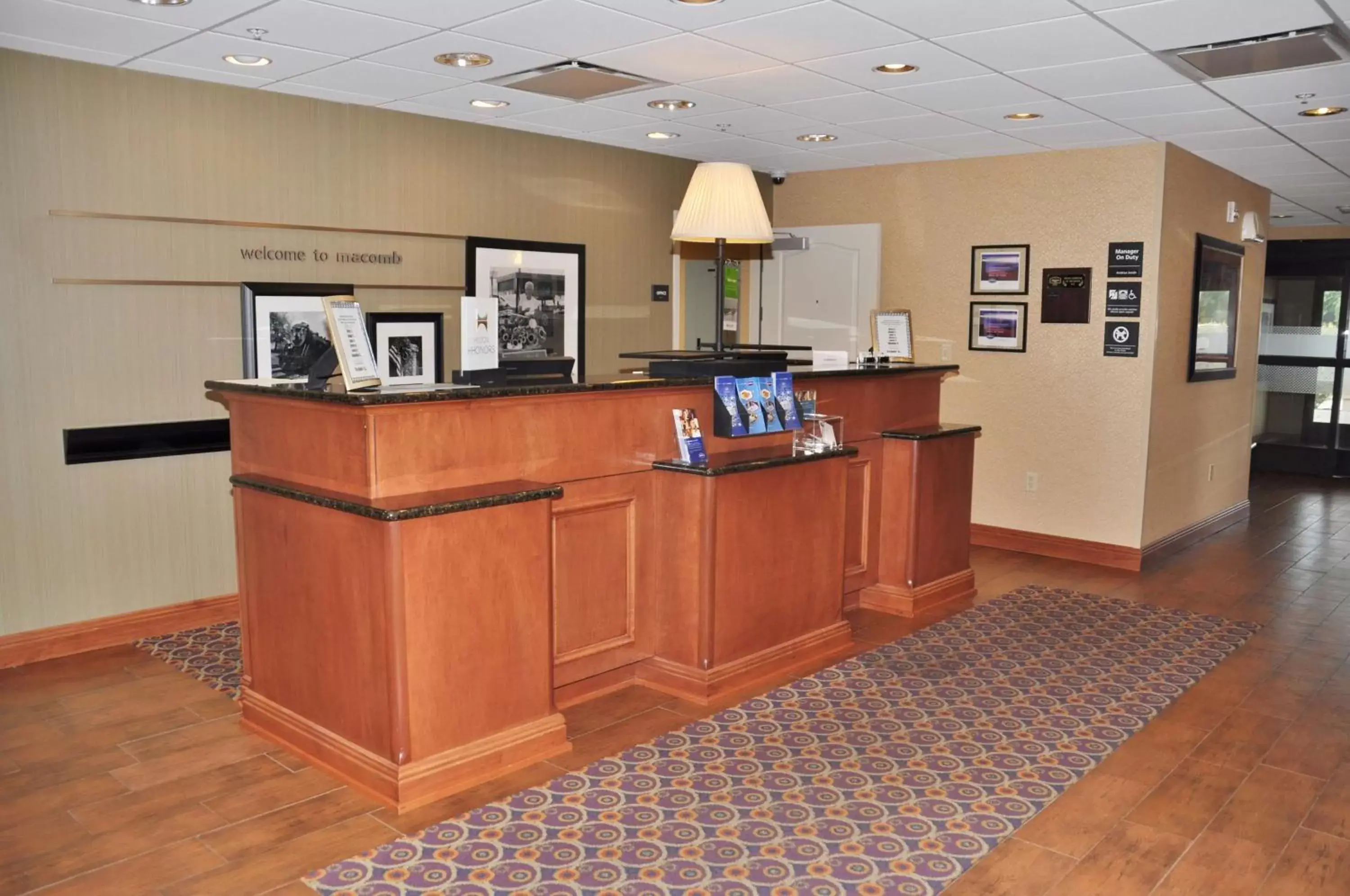 Lobby or reception, Lobby/Reception in Hampton Inn Macomb