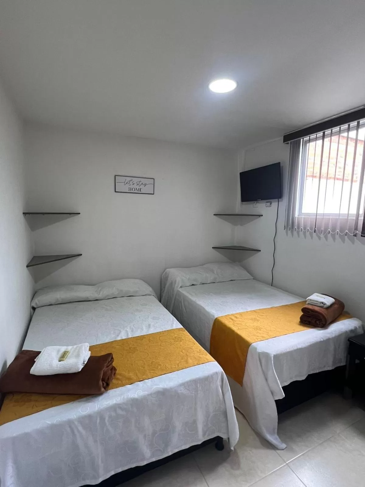 Bed in Hotel Cafe Estrella