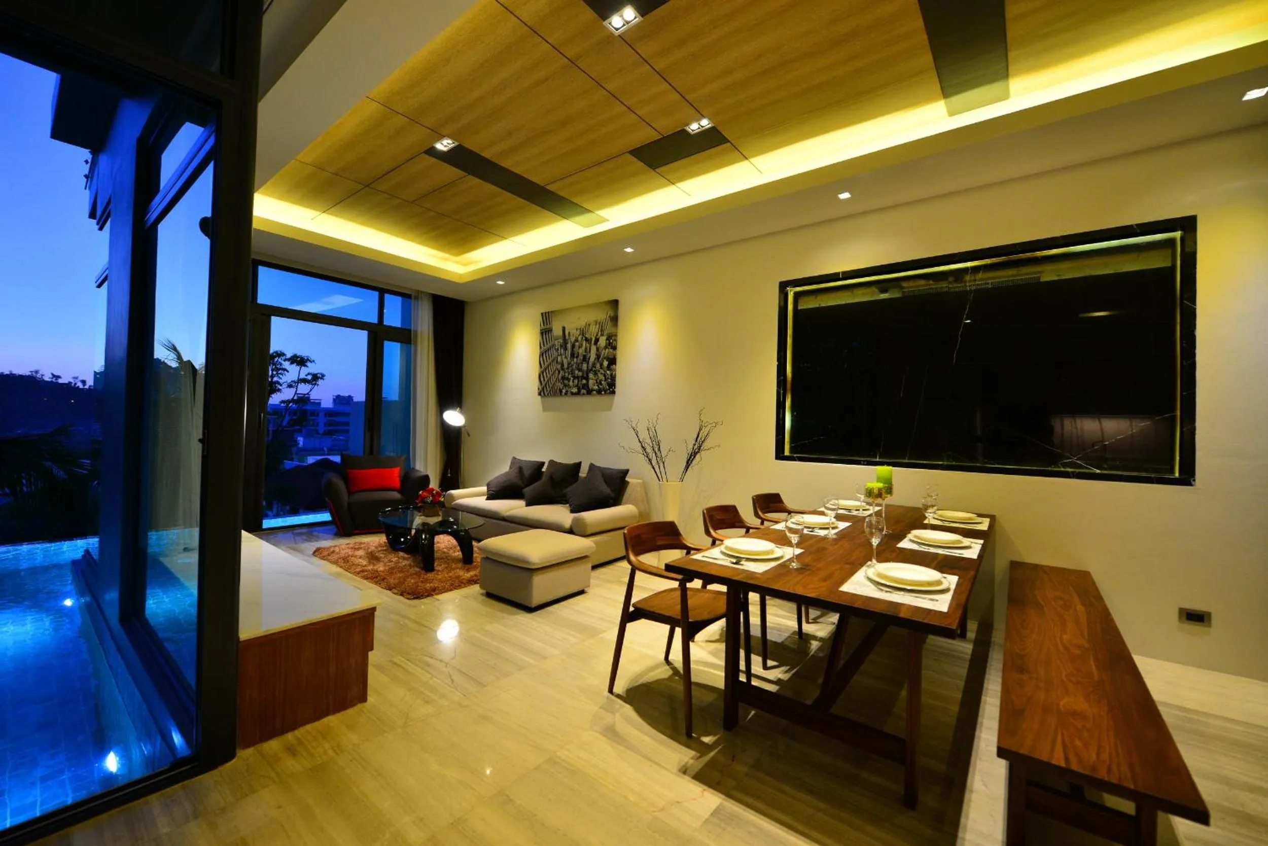 Living room in Bukit Pool Villas - SHA Extra Plus
