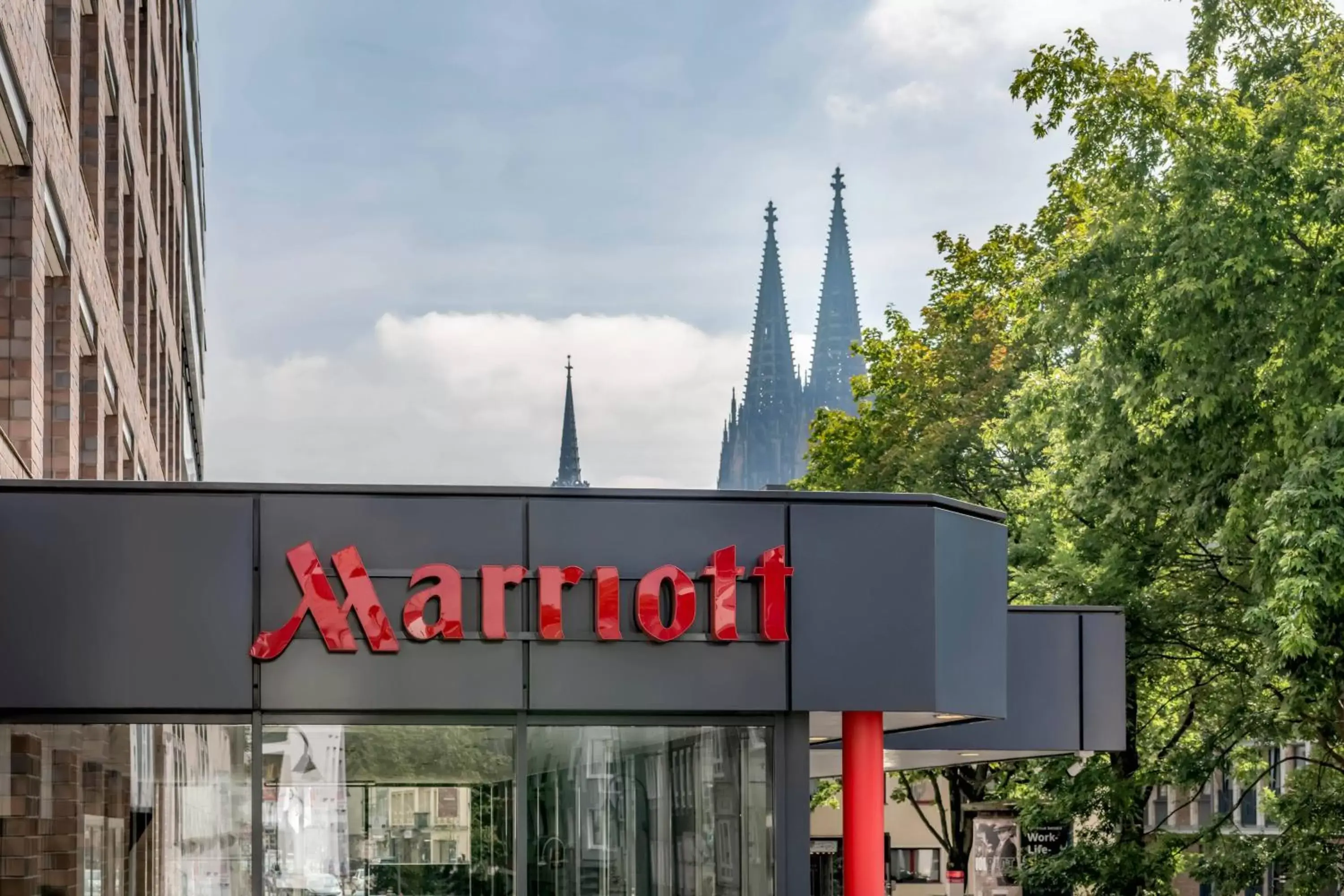 Property building in Cologne Marriott Hotel