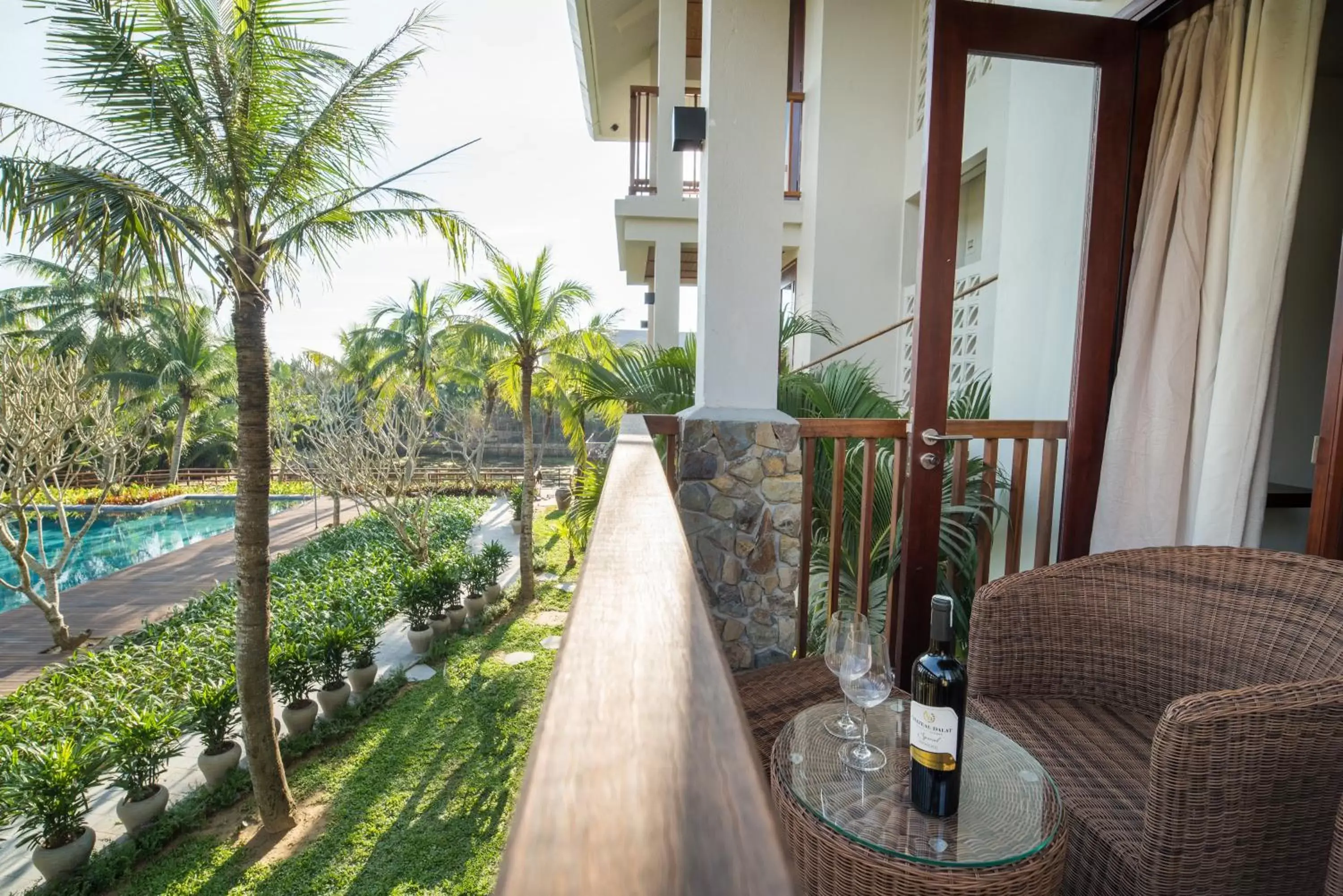 Patio, Balcony/Terrace in Hoi An Eco Lodge & Spa