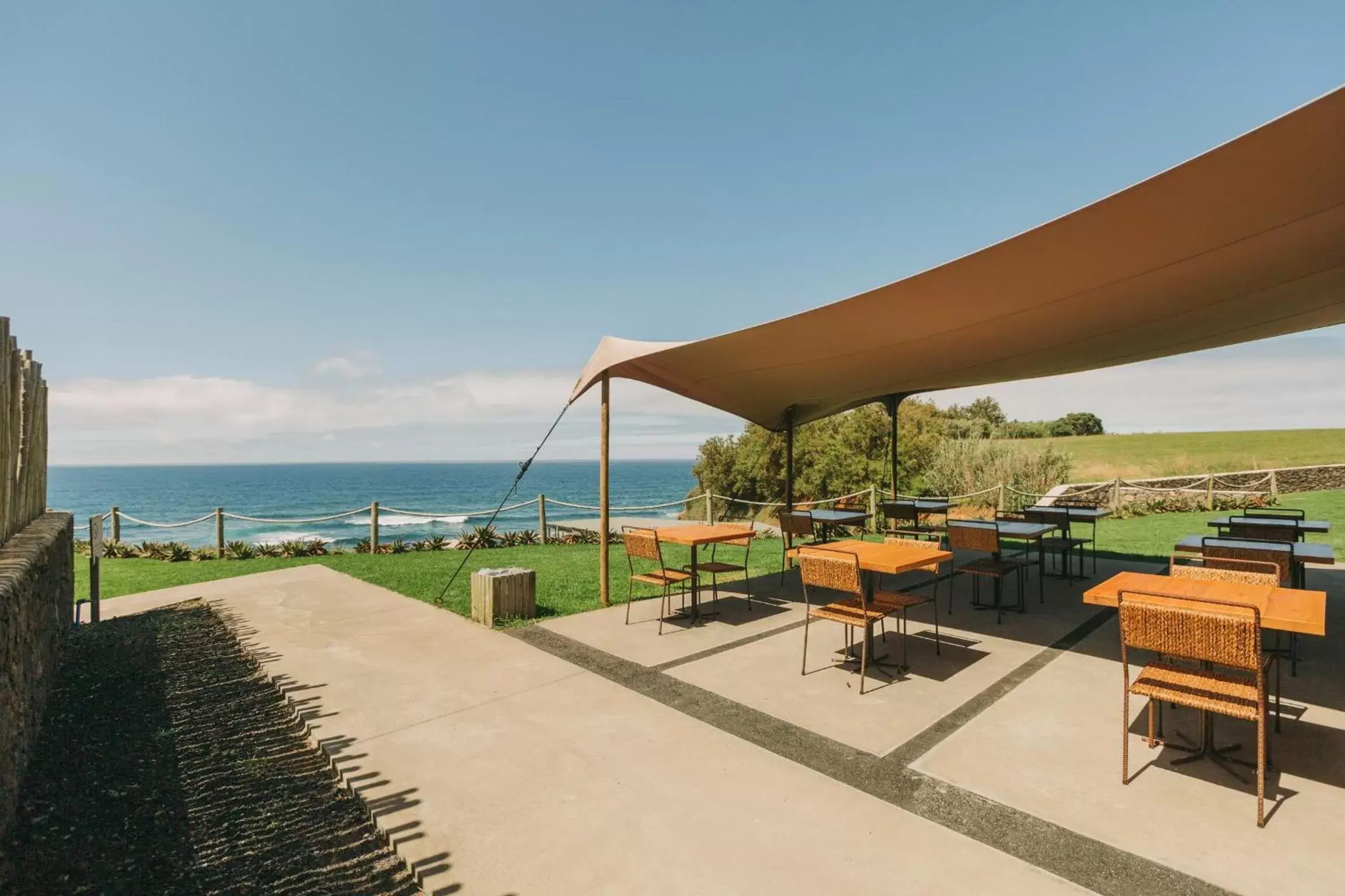 Patio in Santa Barbara Eco-Beach Resort