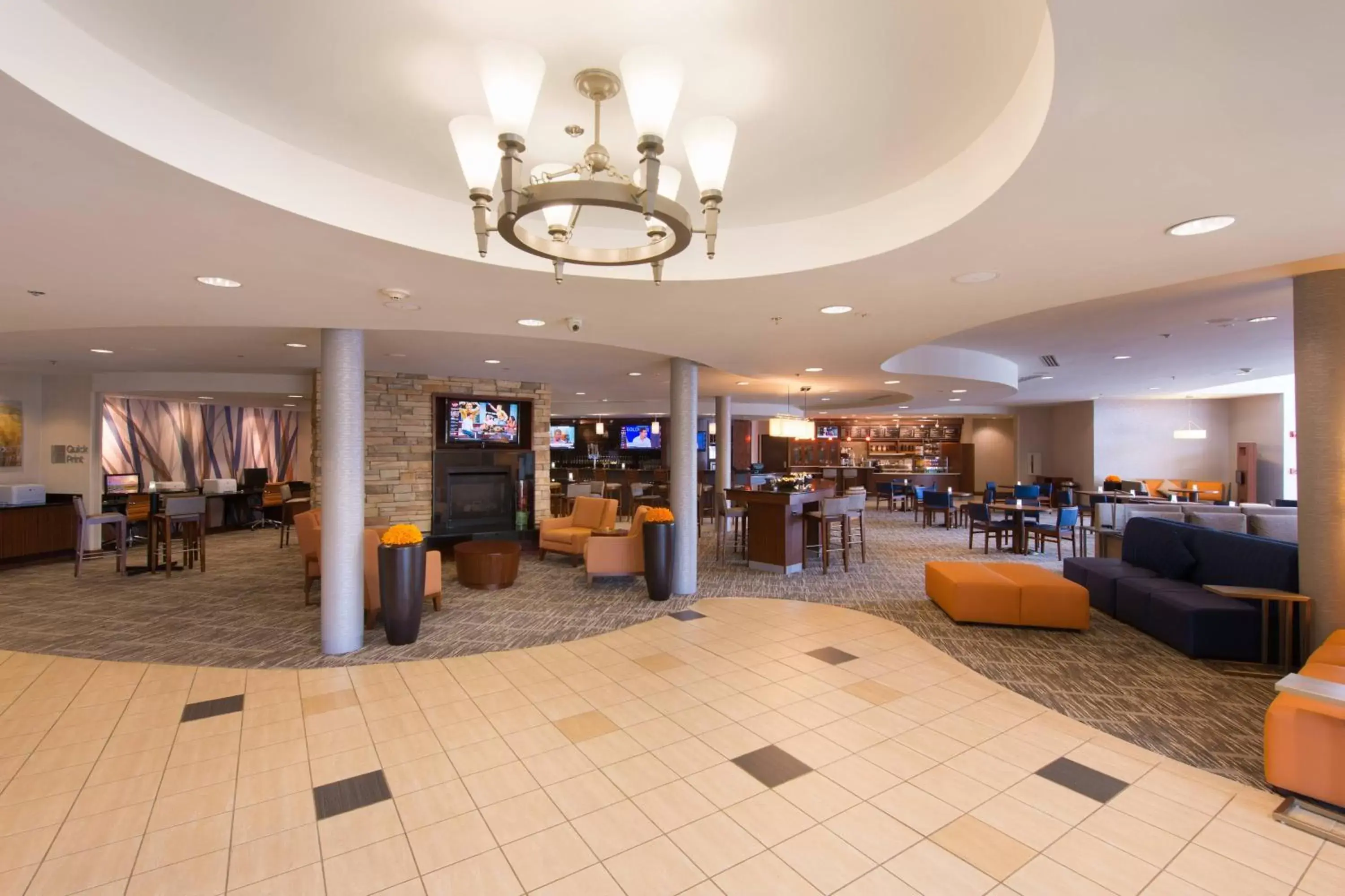Lobby or reception in Courtyard by Marriott Canton