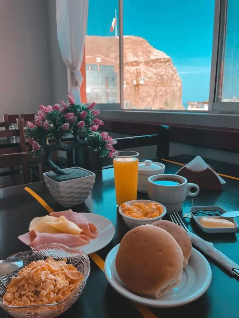 Breakfast in Hotel Plaza Colon