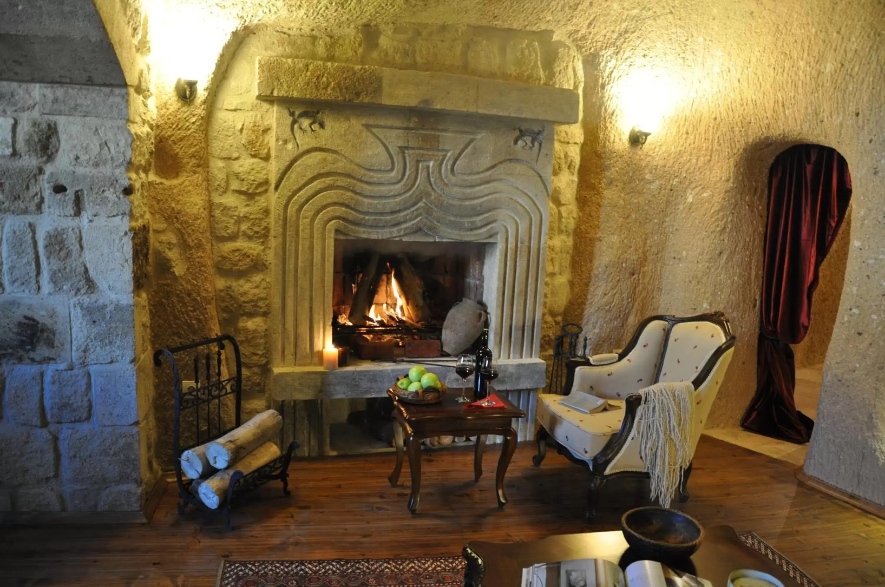 Living room in Dere Suites Cappadocia