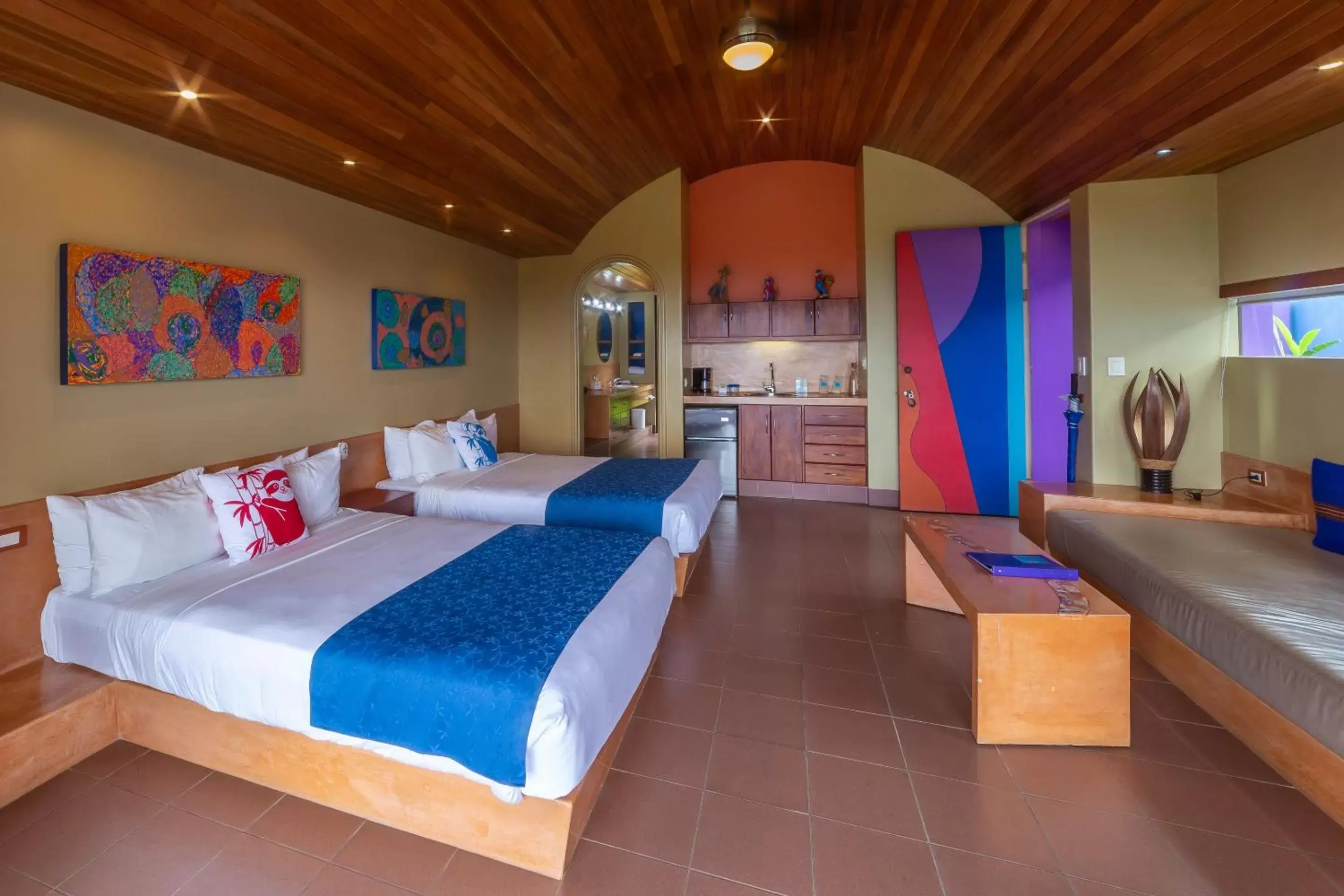 Bed in Xandari Resort & Spa