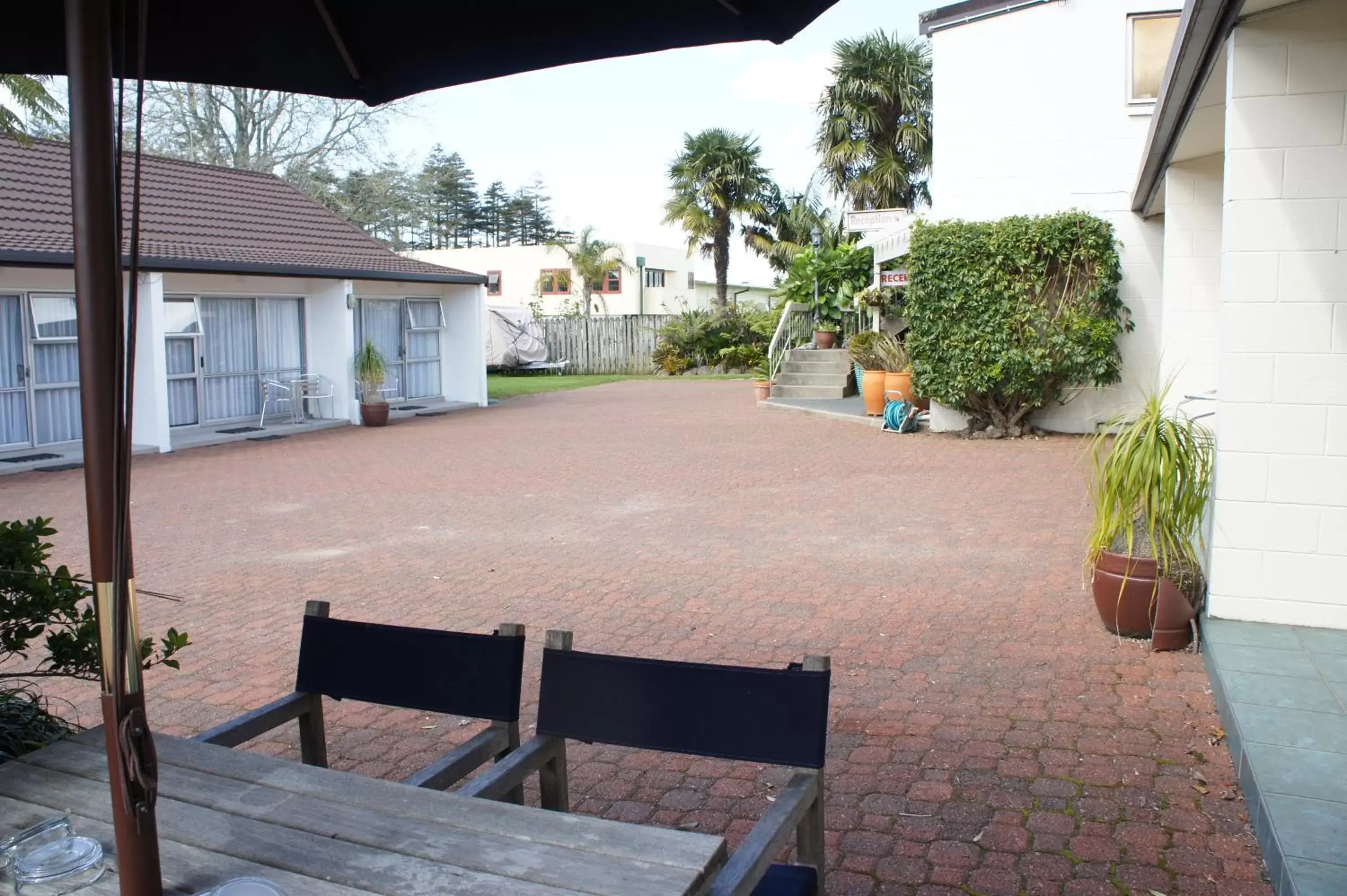 Patio in Kerikeri Court Motel