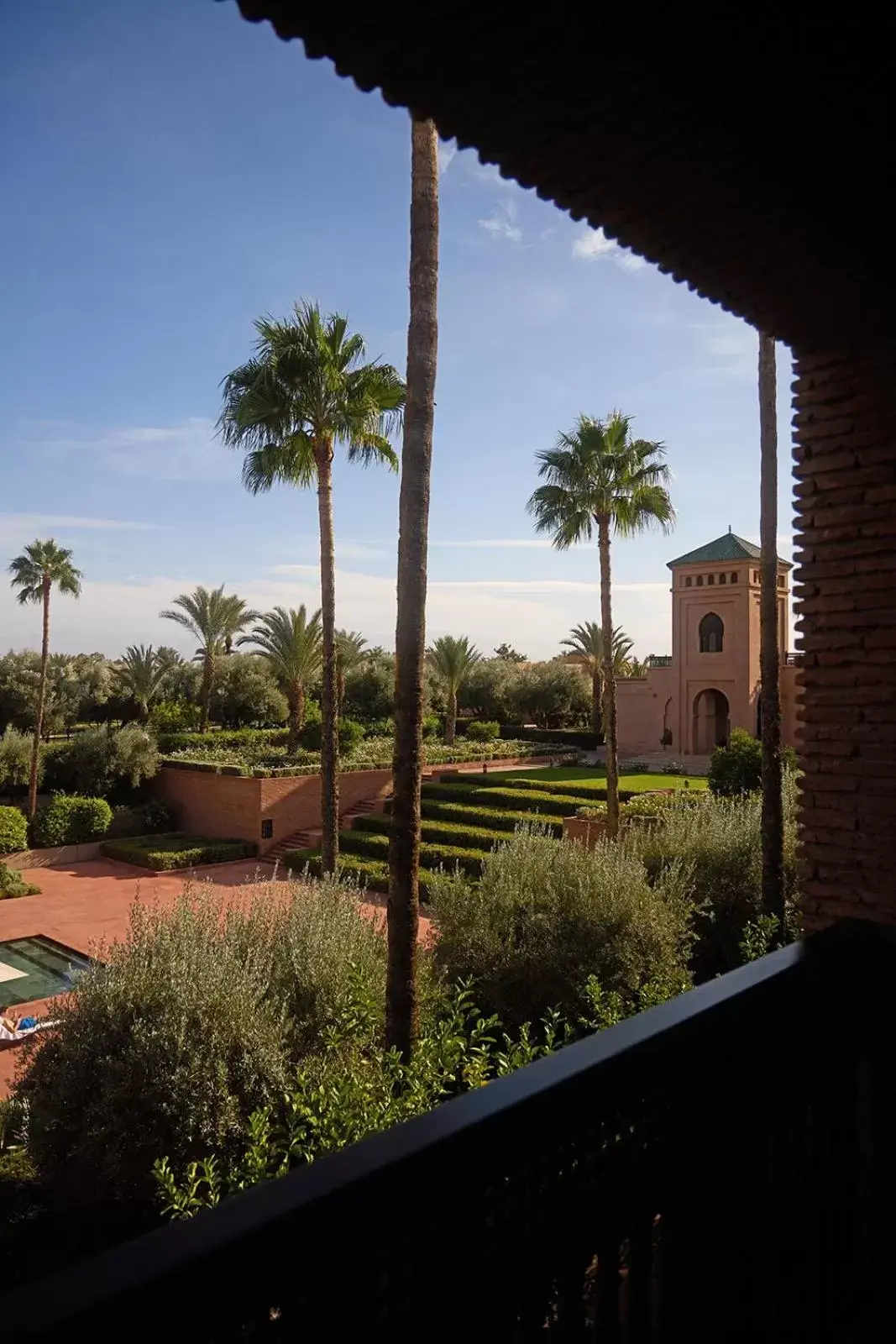 View (from property/room), Balcony/Terrace in Selman Marrakech