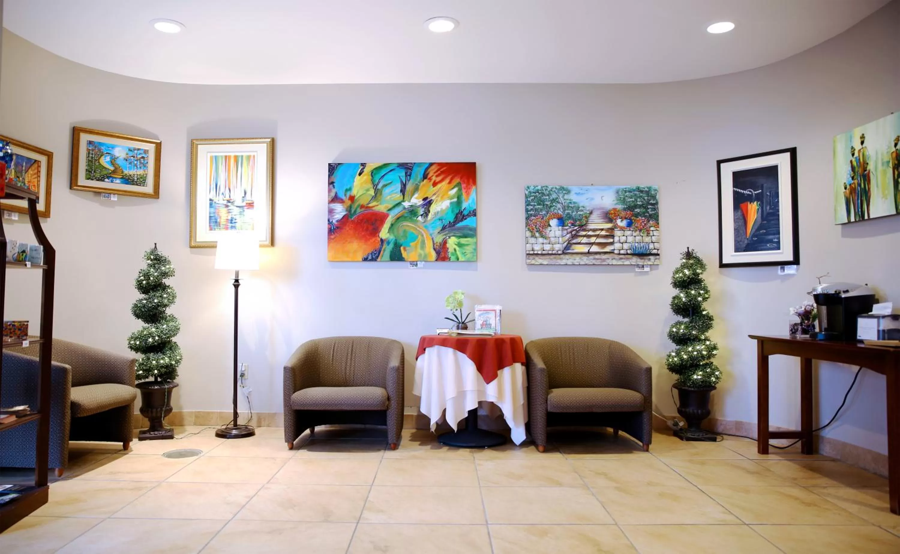 Lobby or reception in Auberge du Grand Lac