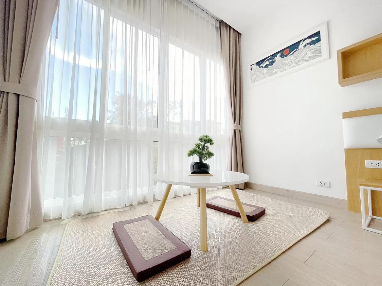 Seating area, Bed in Hinoki Hotel - ONSEN Chiang Mai