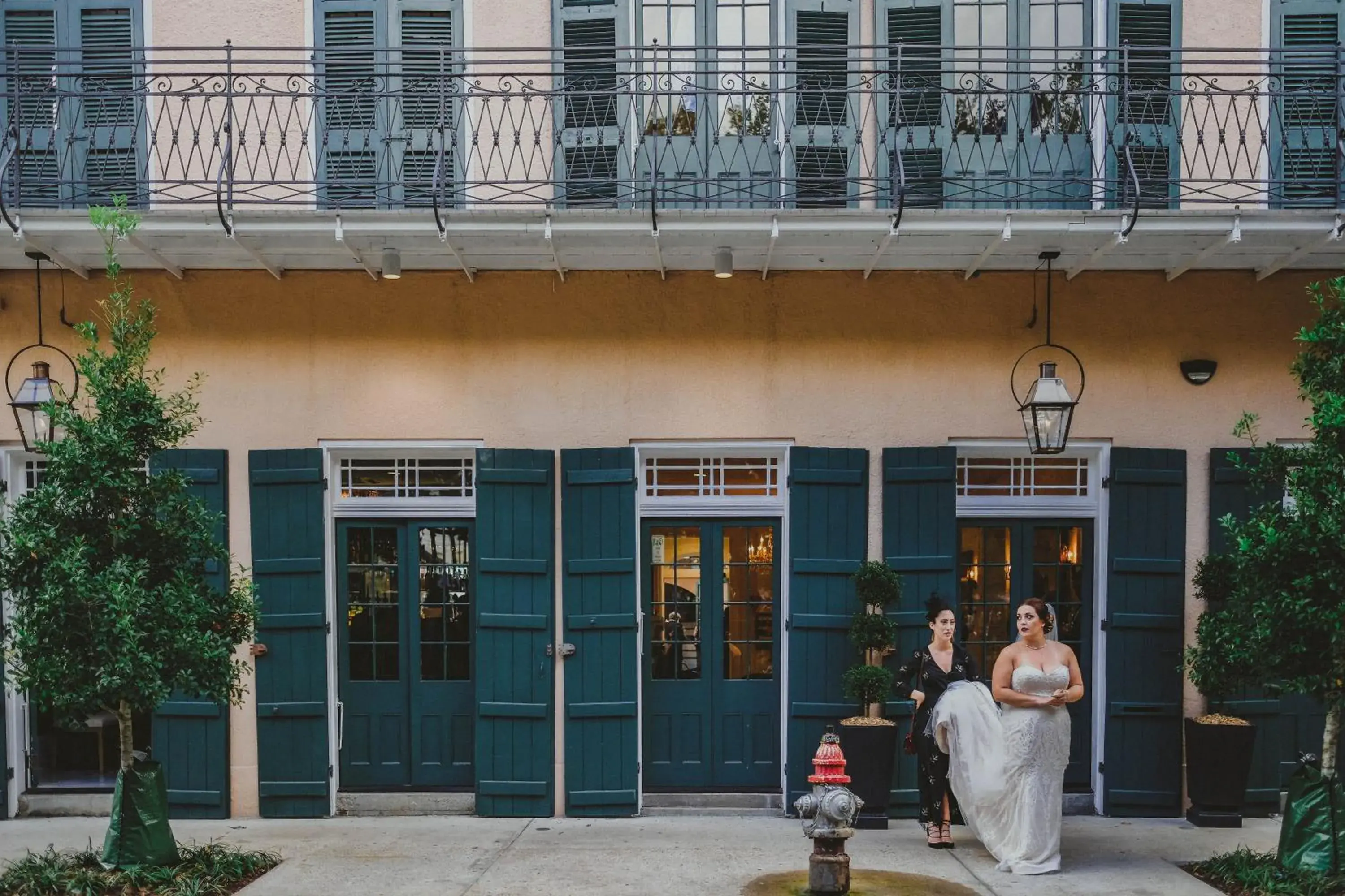 Property building in Royal Frenchmen Hotel and Bar