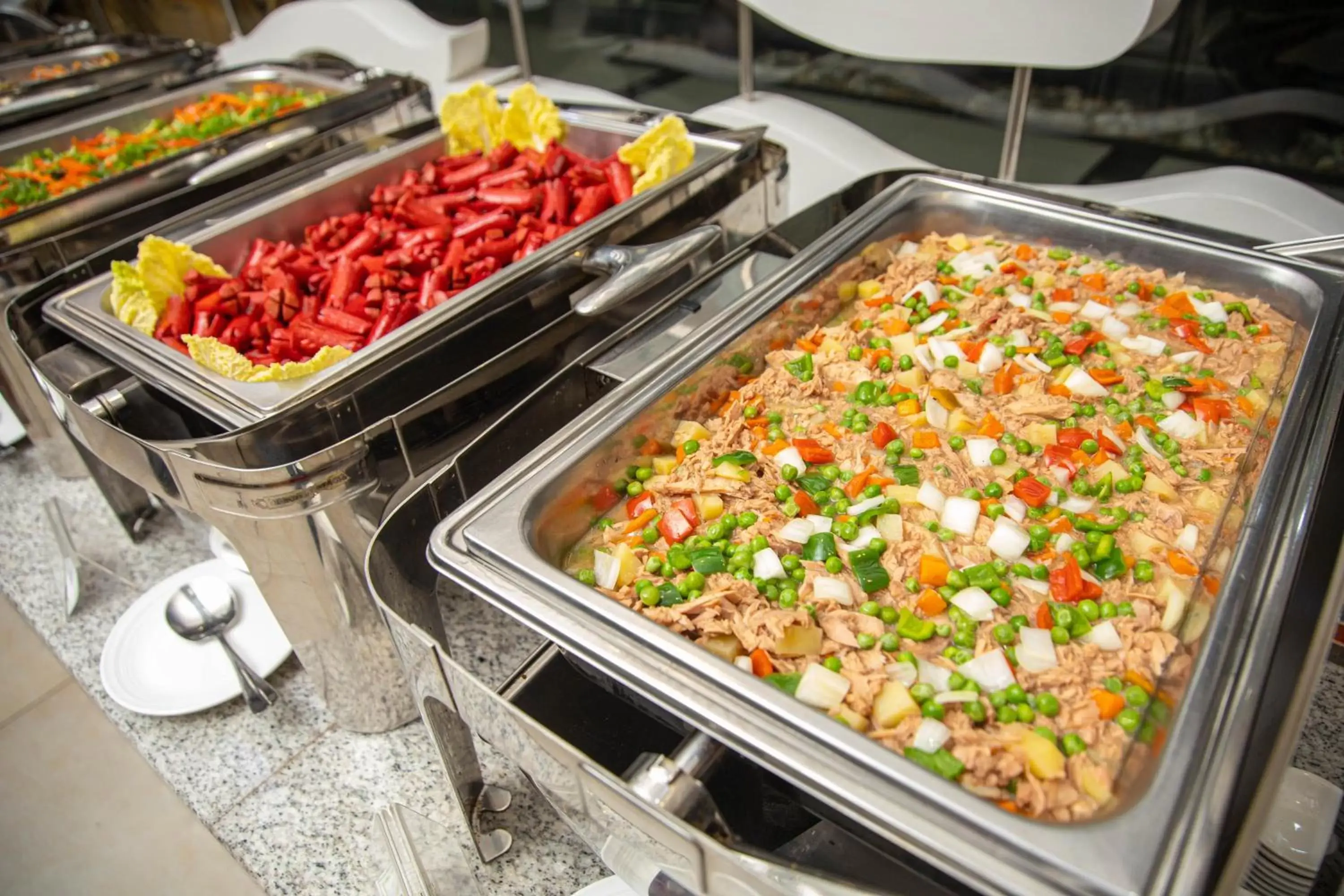 Buffet breakfast in Hotel Essencia Buffet breakfast in Hotel Essencia