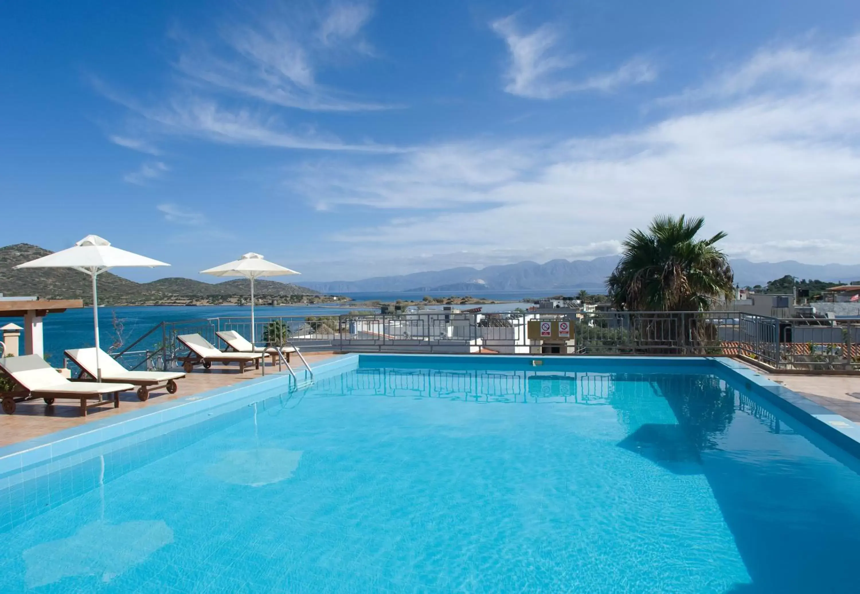Balcony/Terrace, Swimming Pool in Elounda Akti Olous (Adults Only)