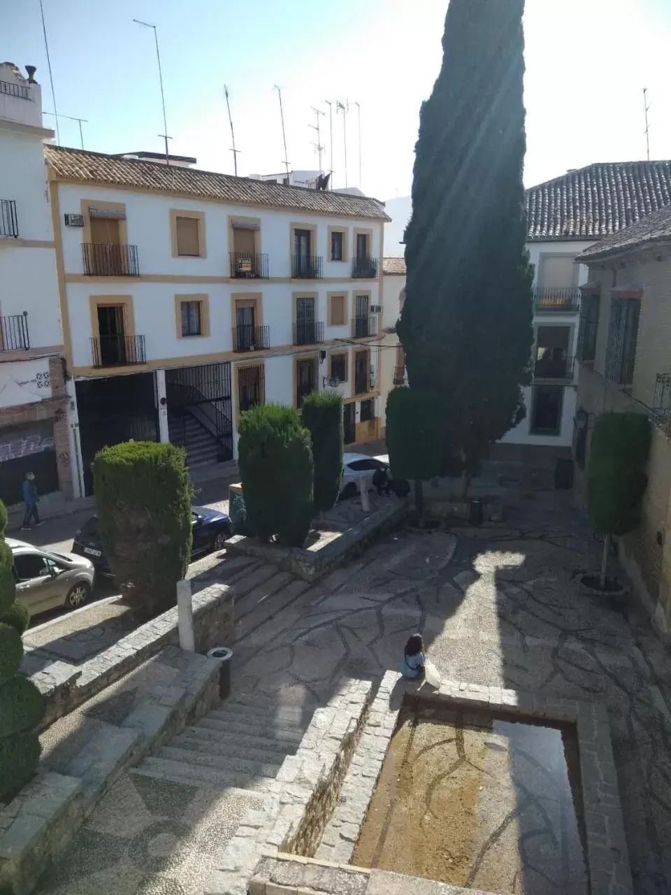 Quiet street view, Property Building in Hotel Plateros