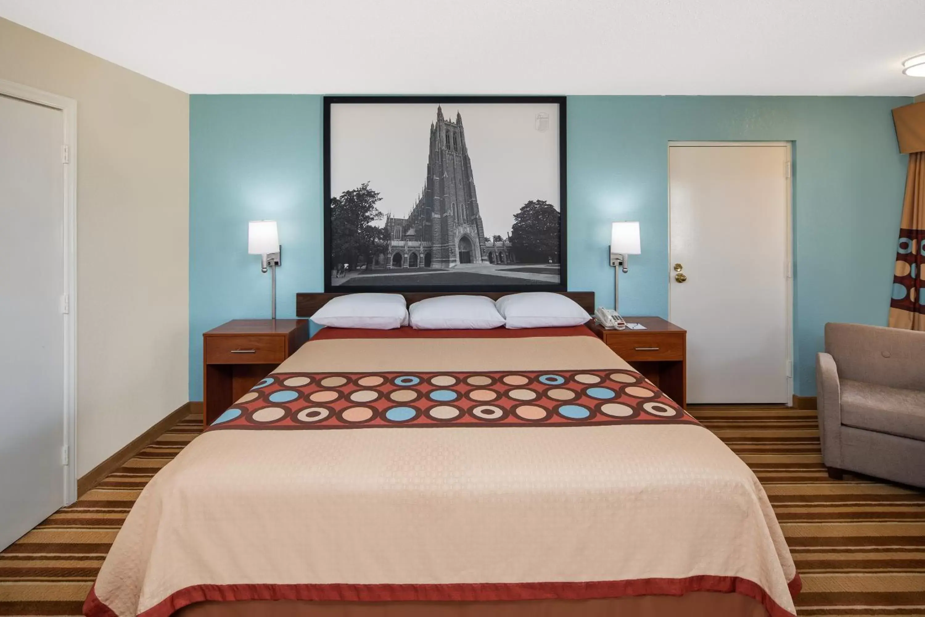 Bed in Super 8 by Wyndham Burlington NC Bed in Super 8 by Wyndham Burlington NC